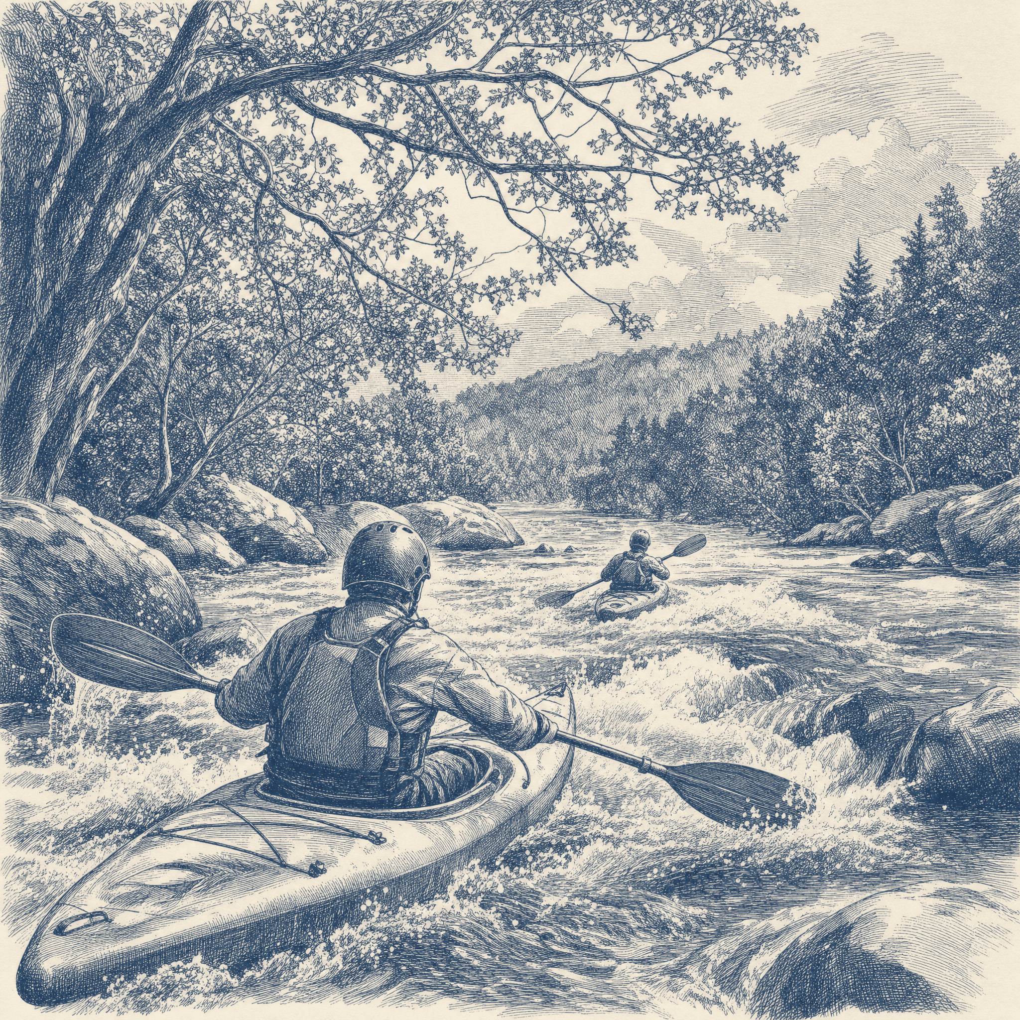 Kayak River Paddle