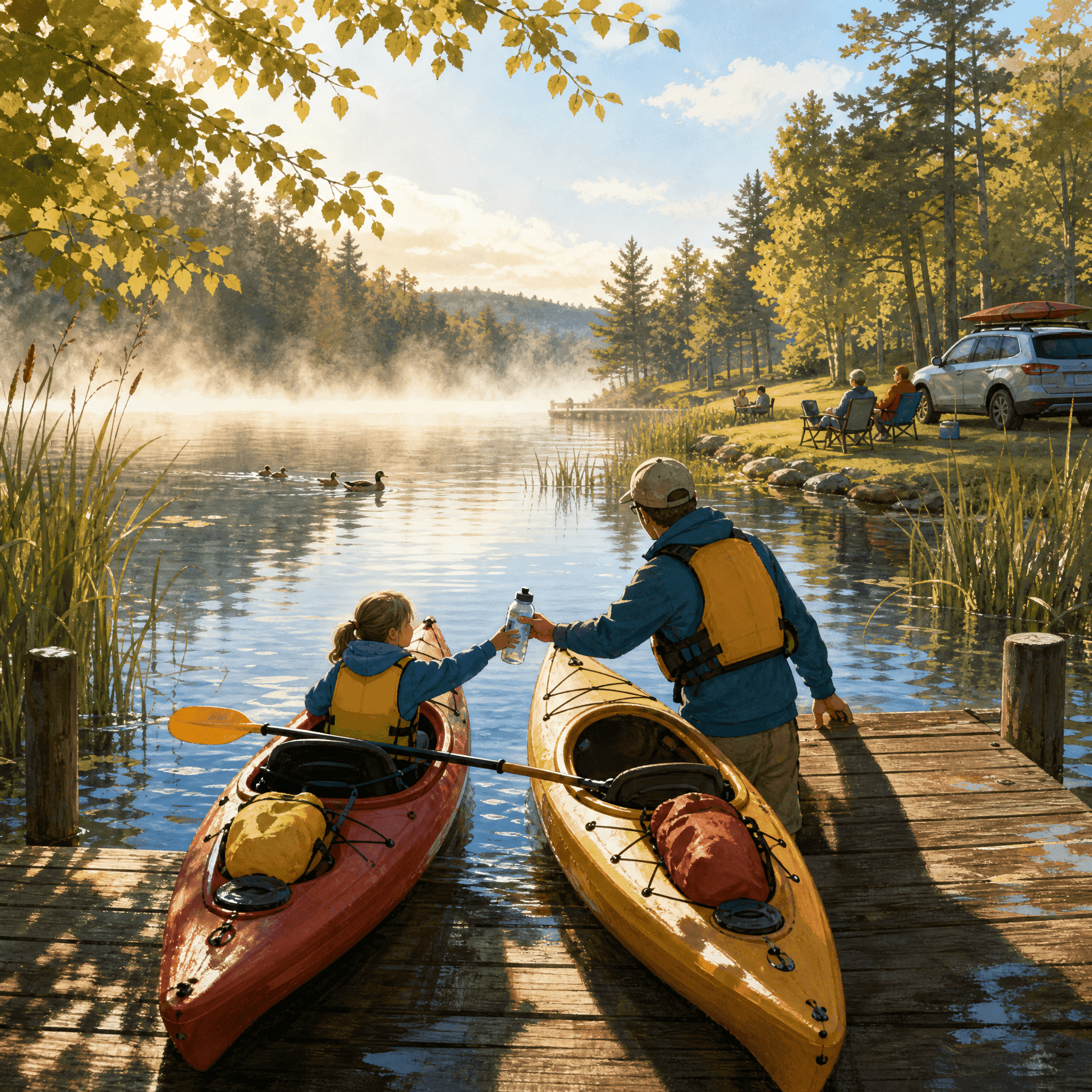Kayaking Lake Excursion