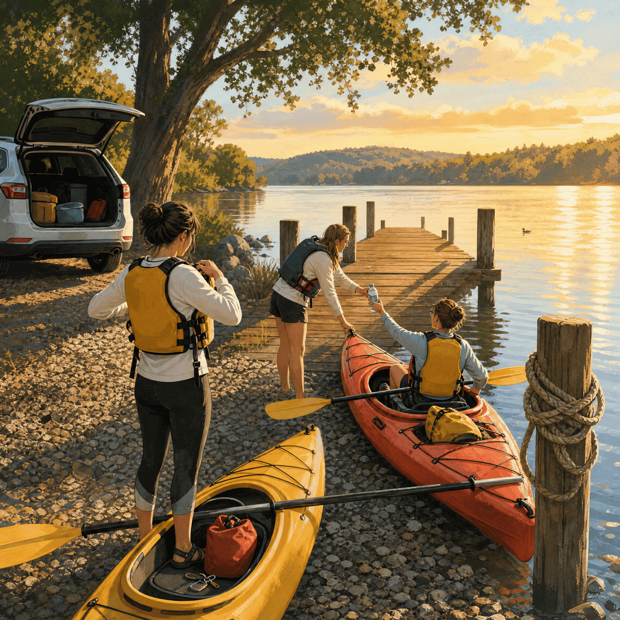 Kayaking Lake Excursion