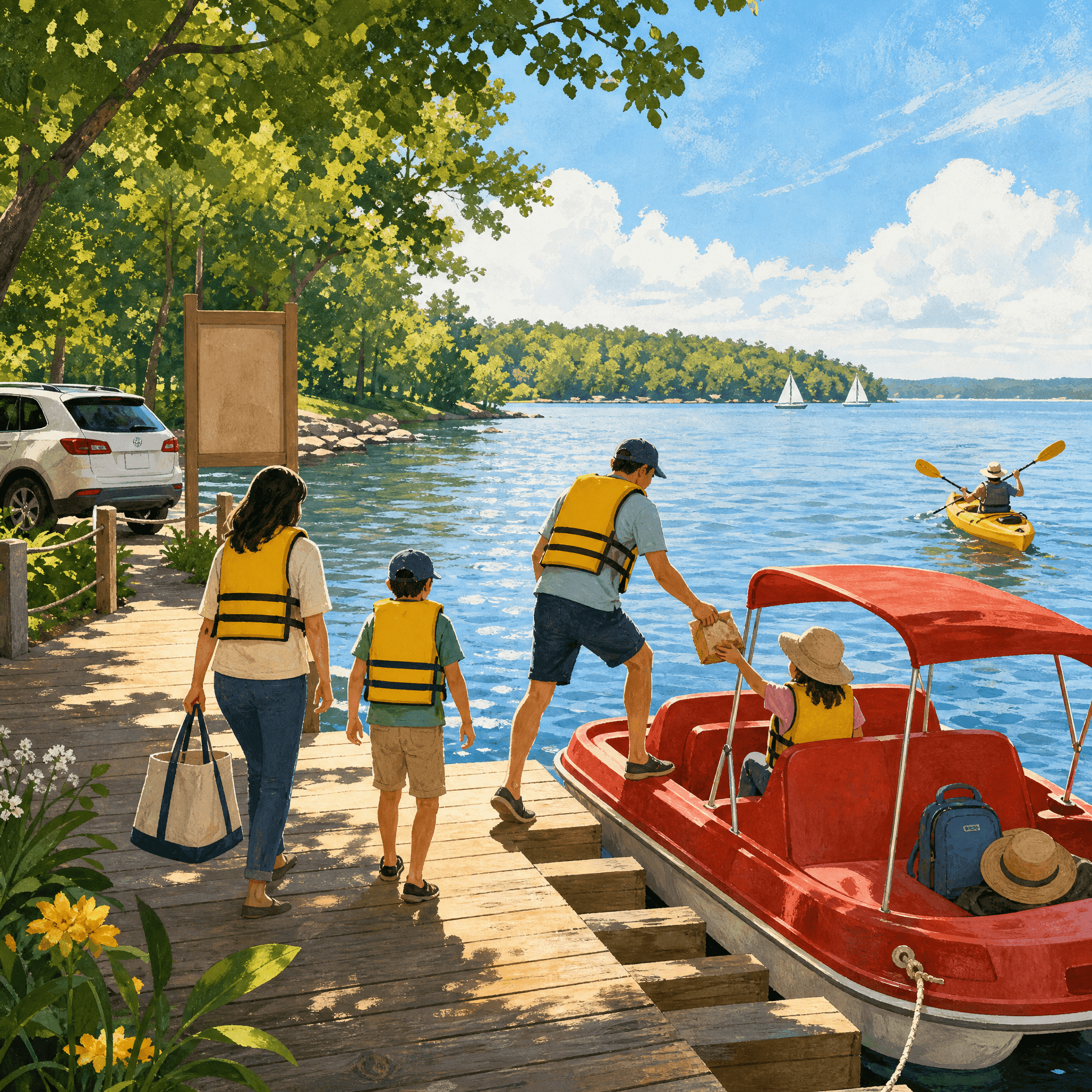 Kayaking or Paddle Boating