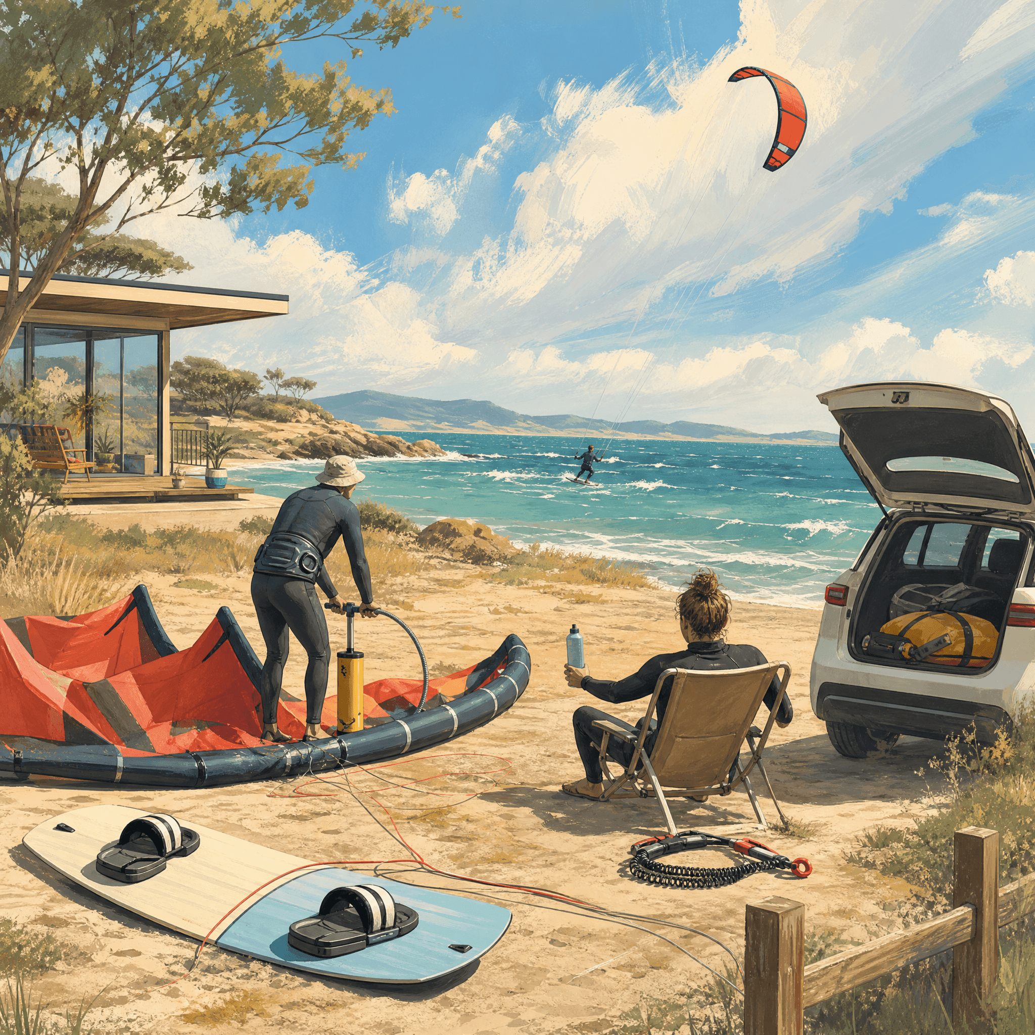 Kite Surfing Breeze