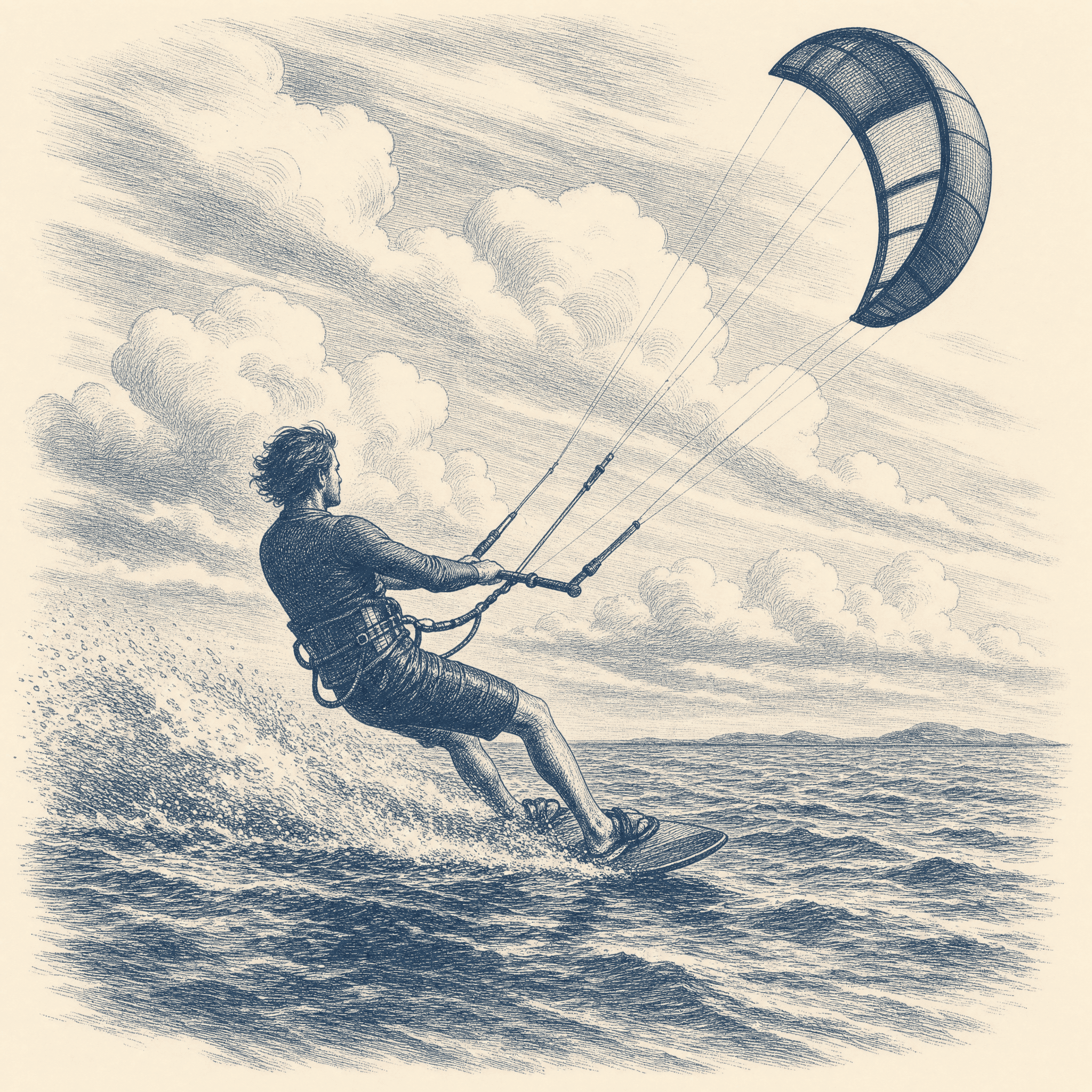 Kite Surfing Session