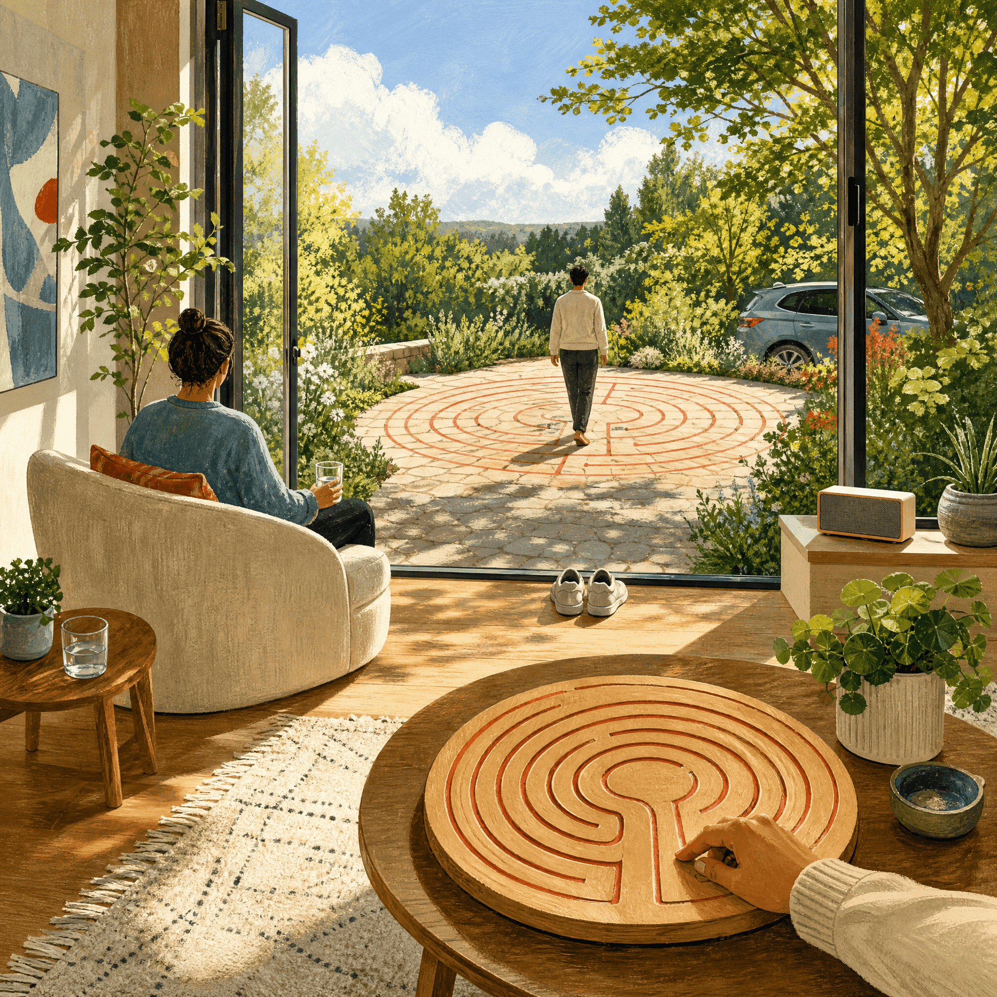 Labyrinth Walking Path