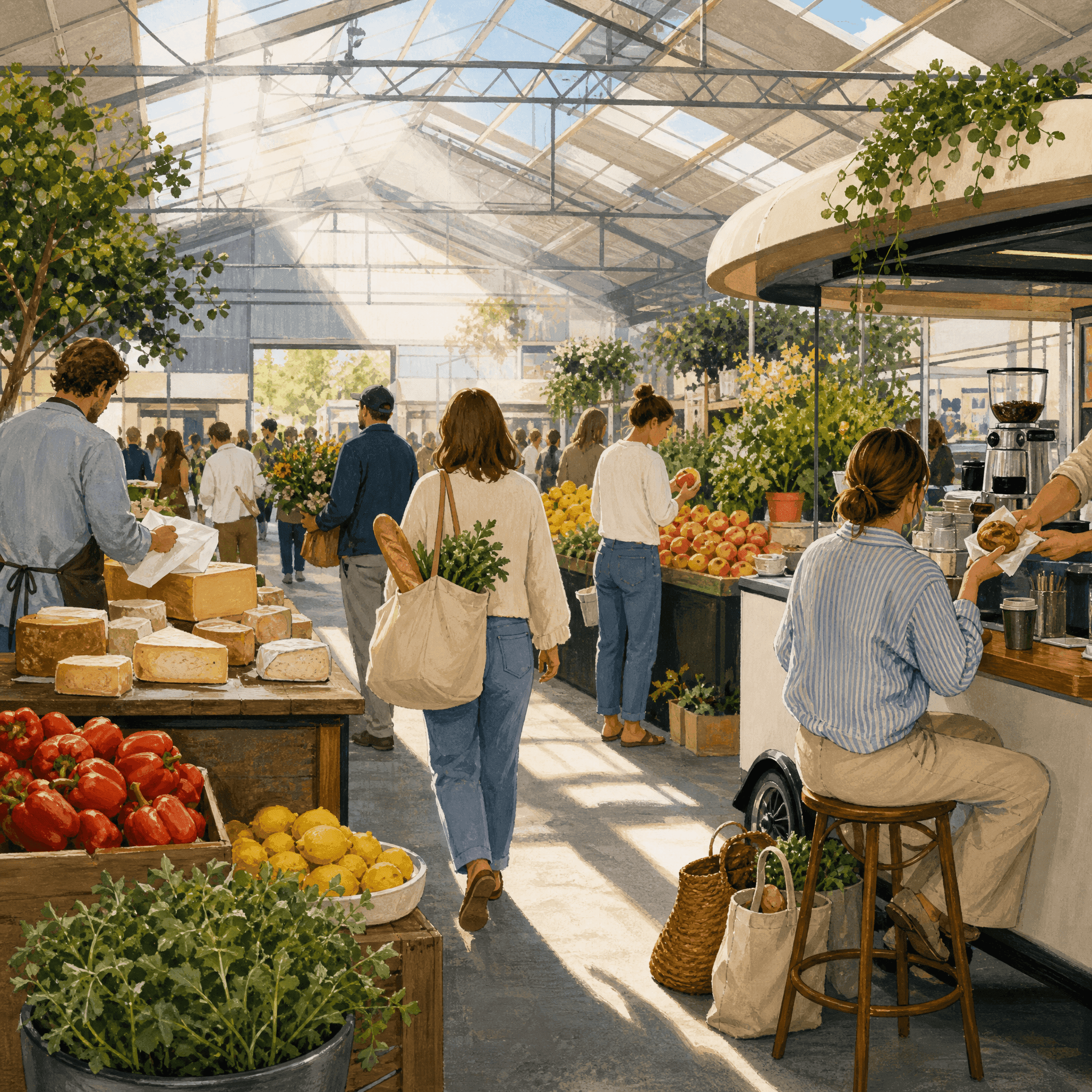 Local Food Market Adventure