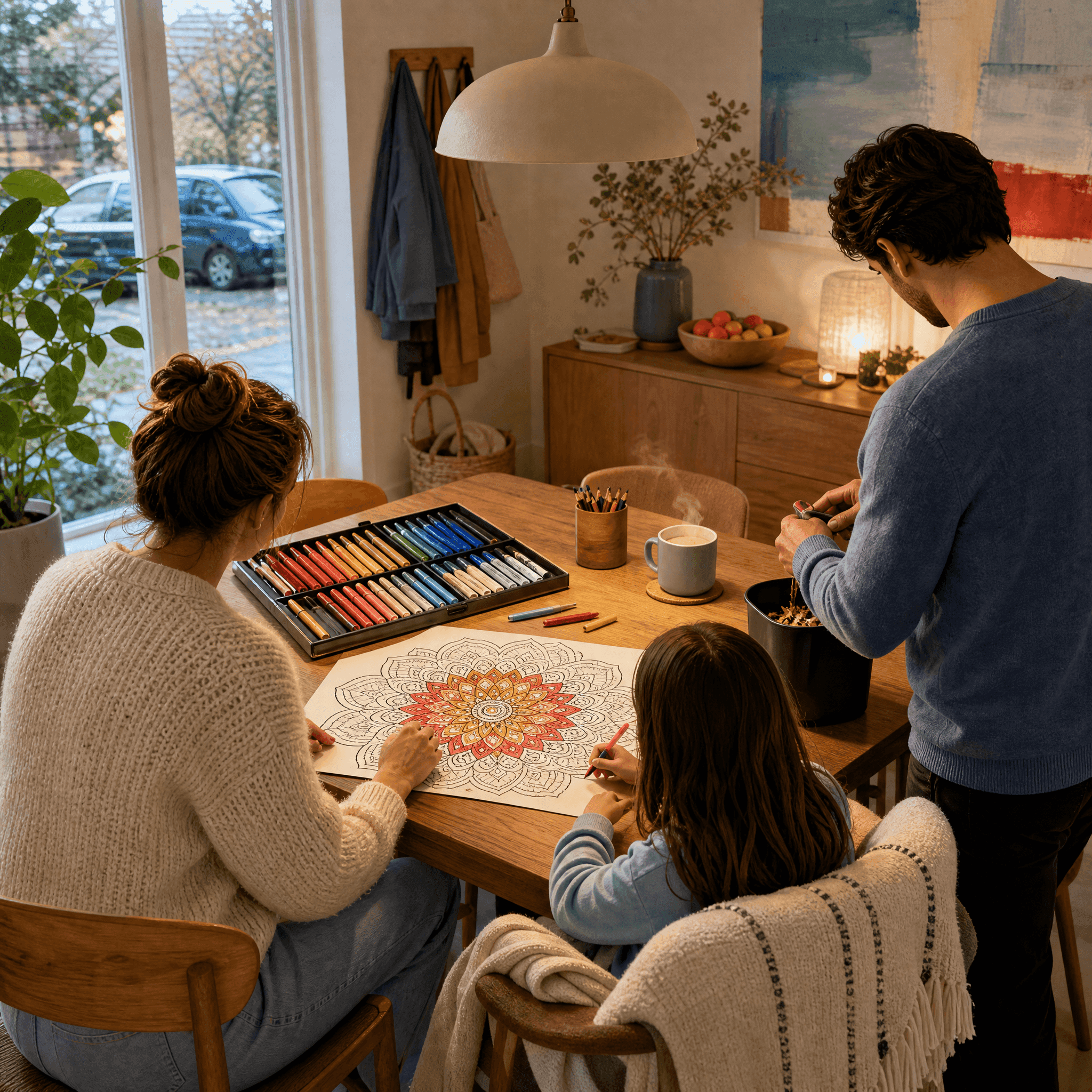 Mandala Coloring Calm