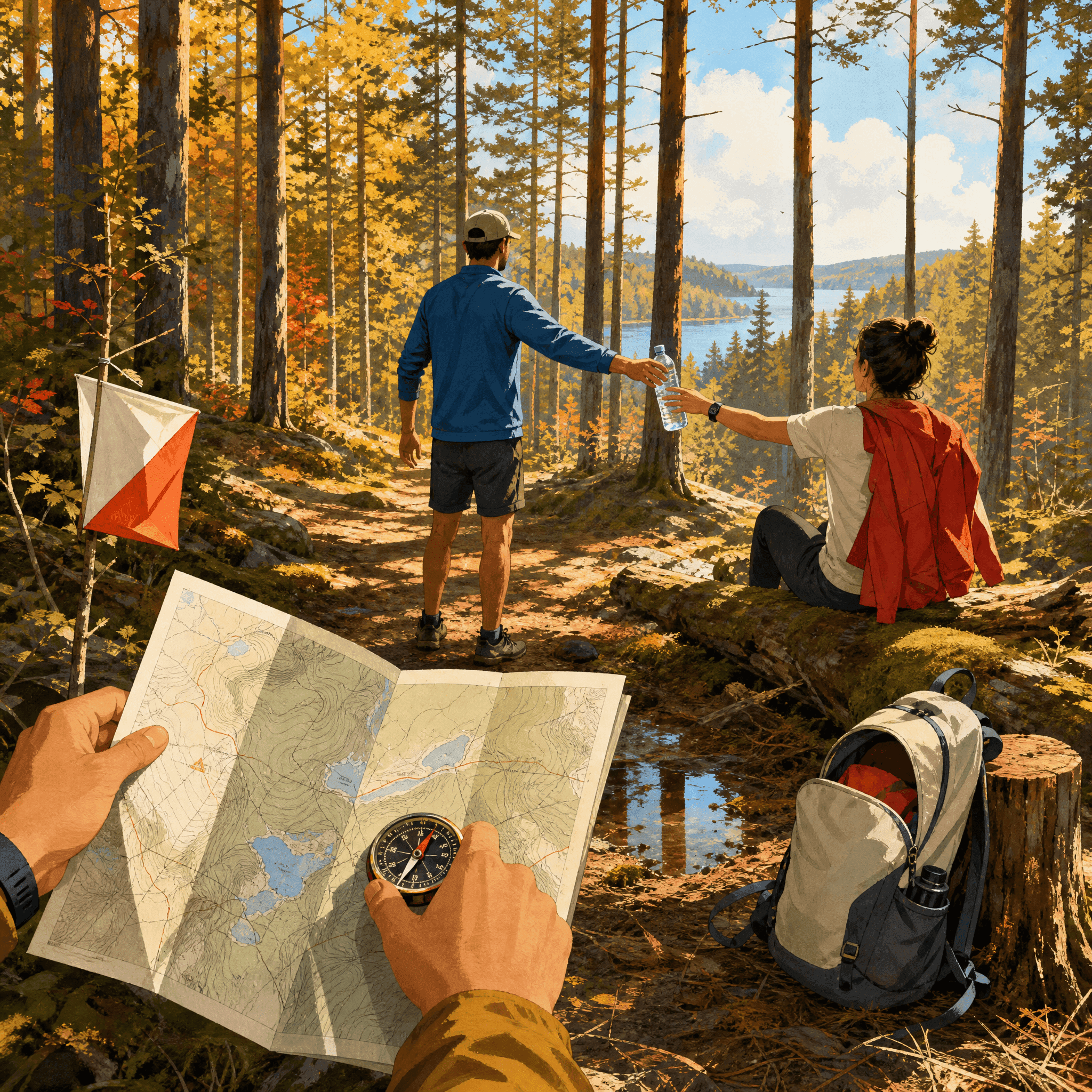 Orienteering Map Game