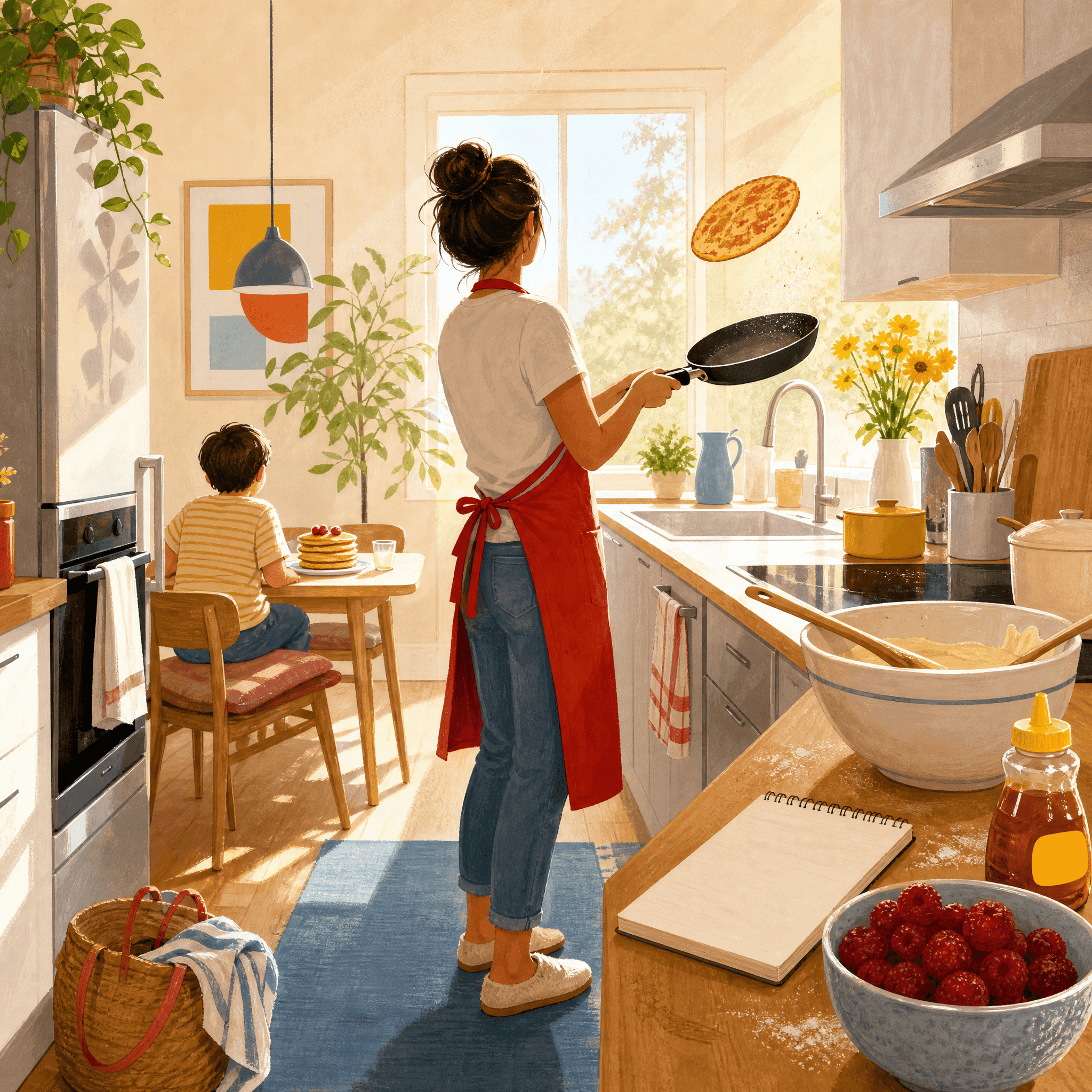 Pancake Flip Breakfast