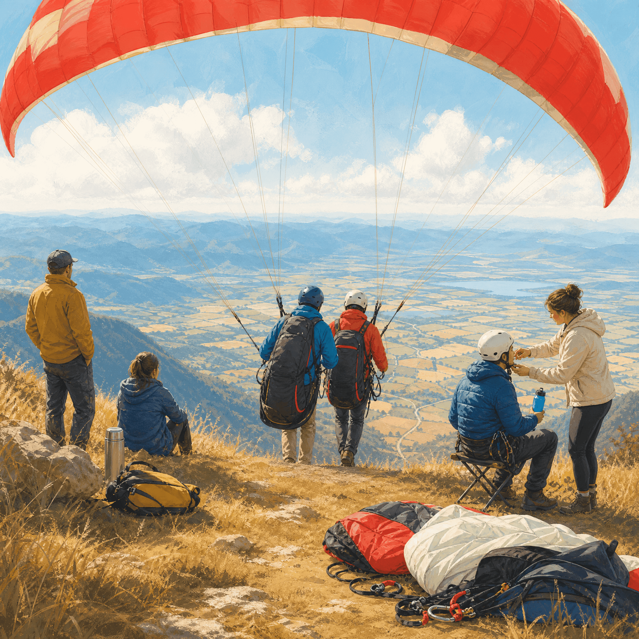 Paragliding Flight