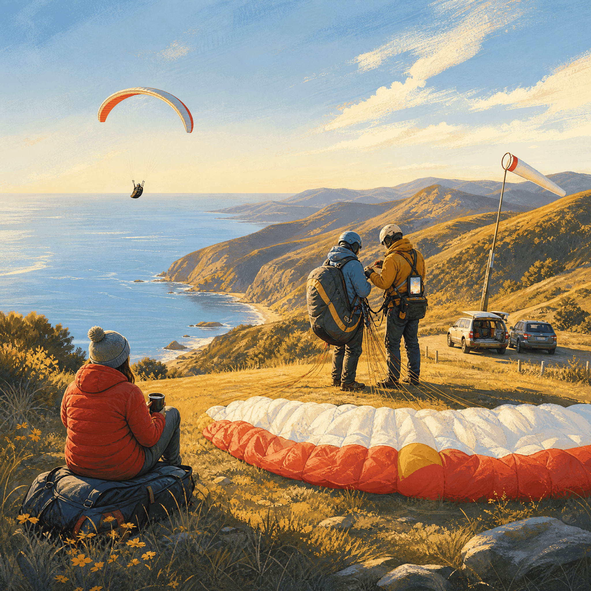 Paragliding Soar