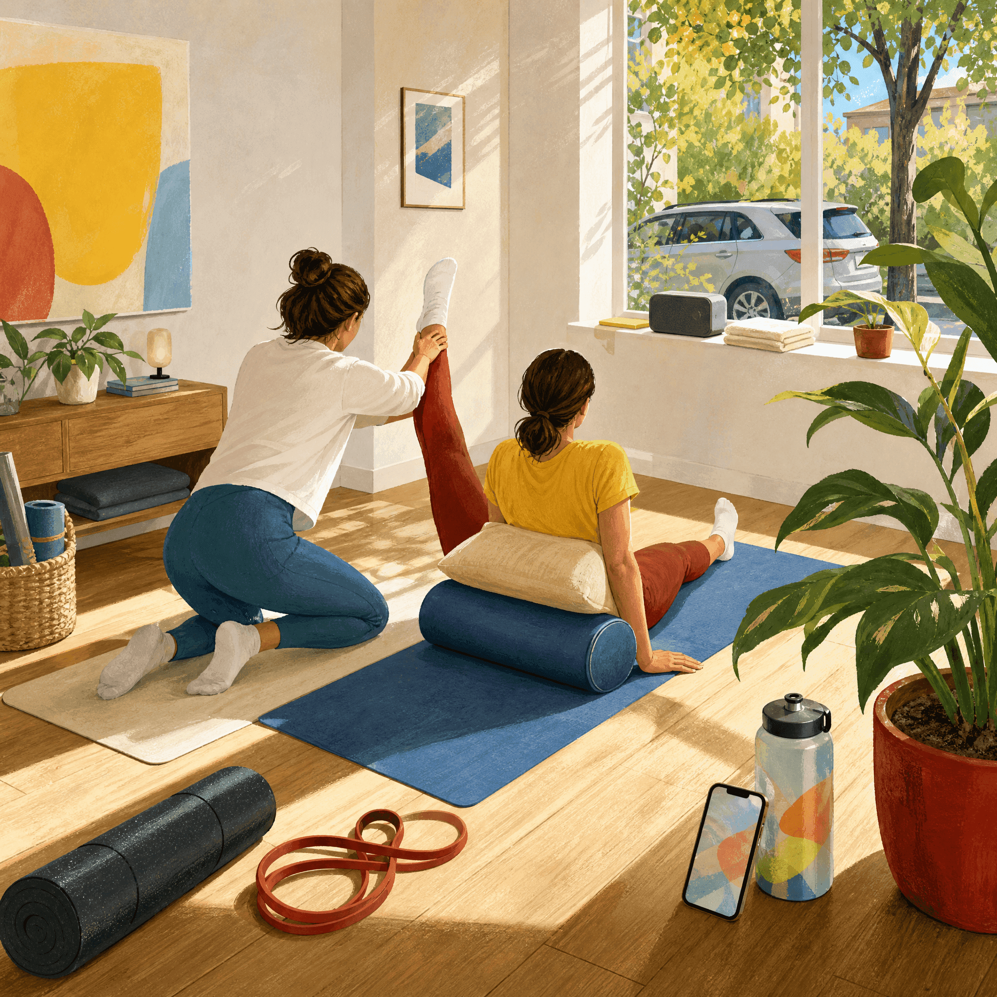 Partner Stretching Routine