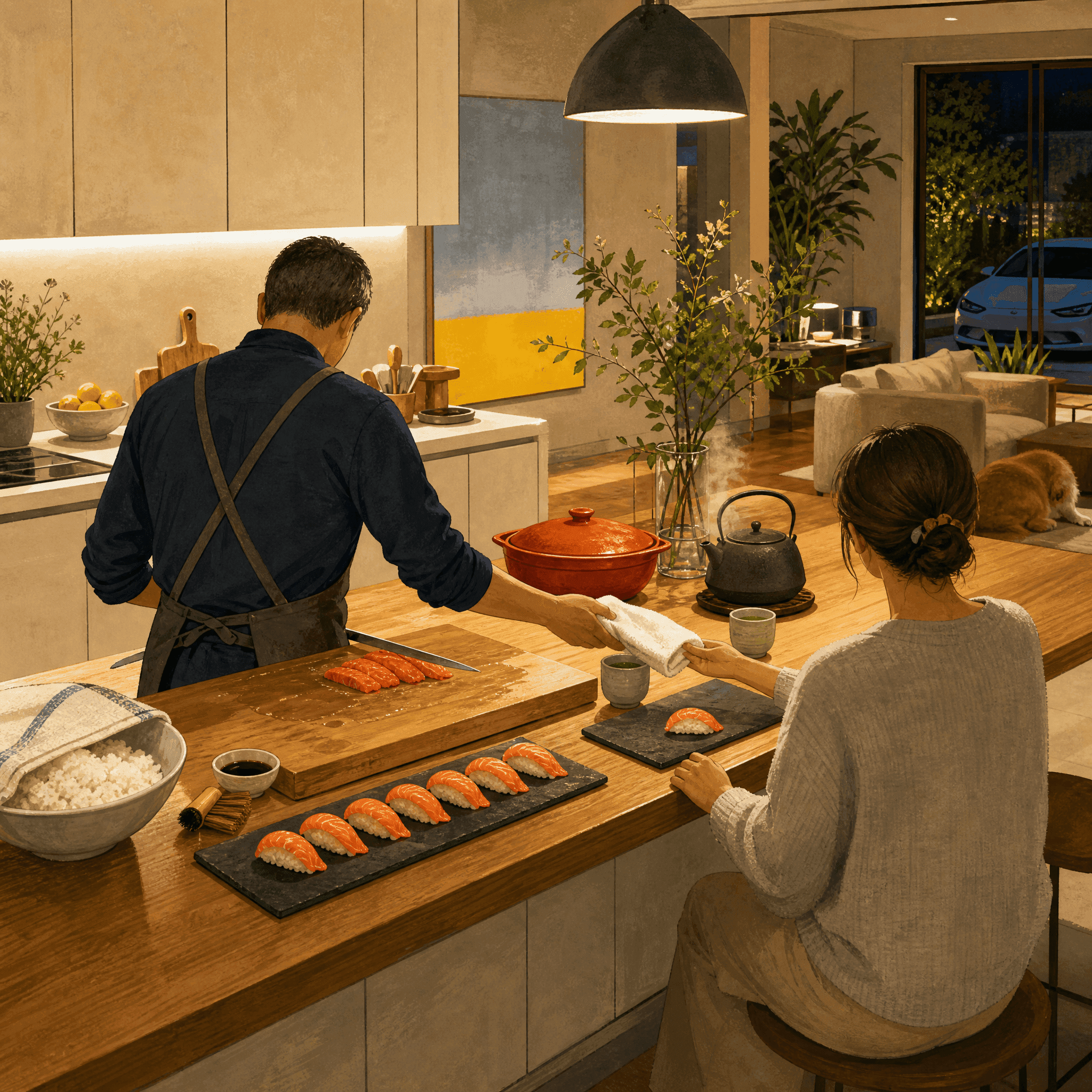 Personal Chef Sushi Night