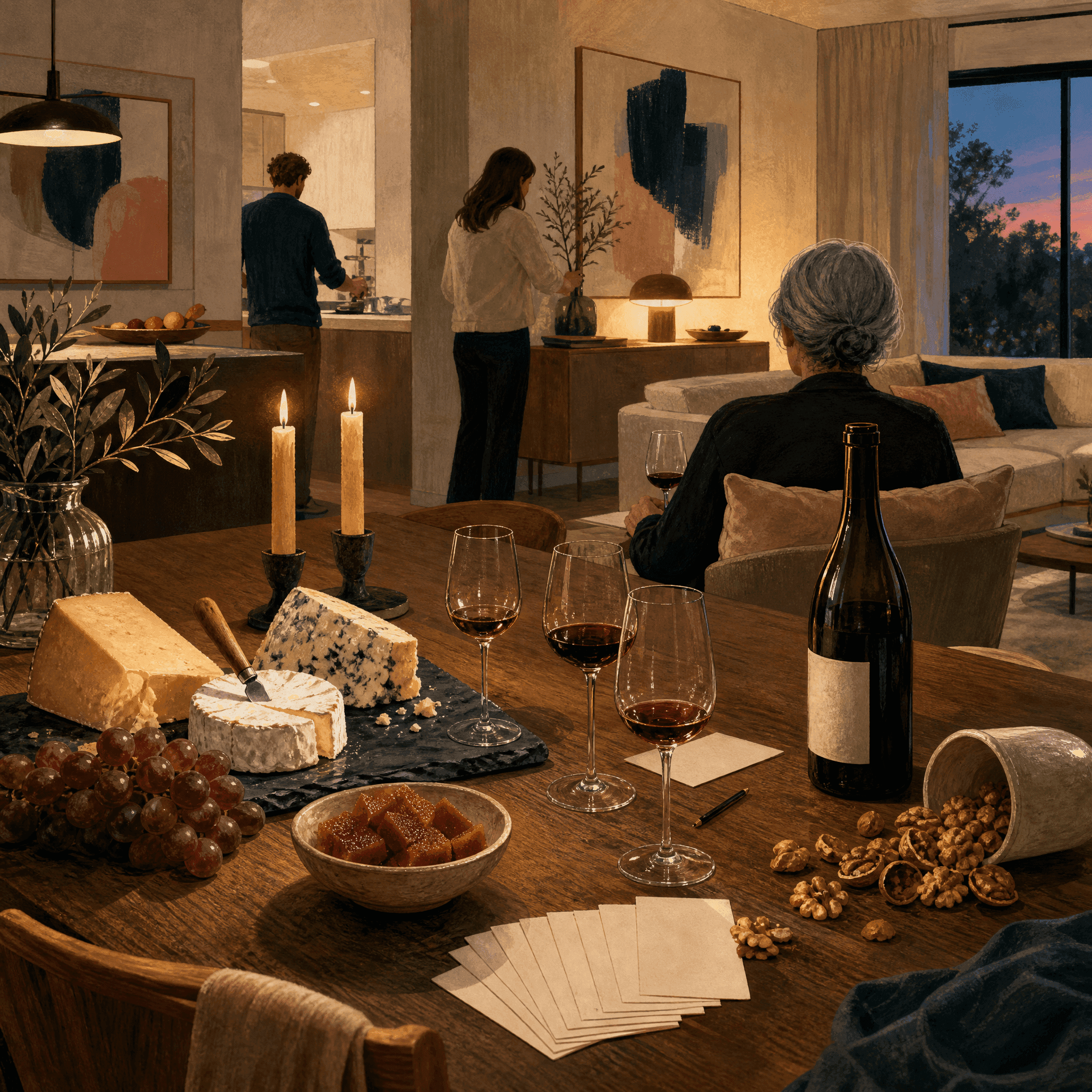Personalized Cheese and Wine Tasting