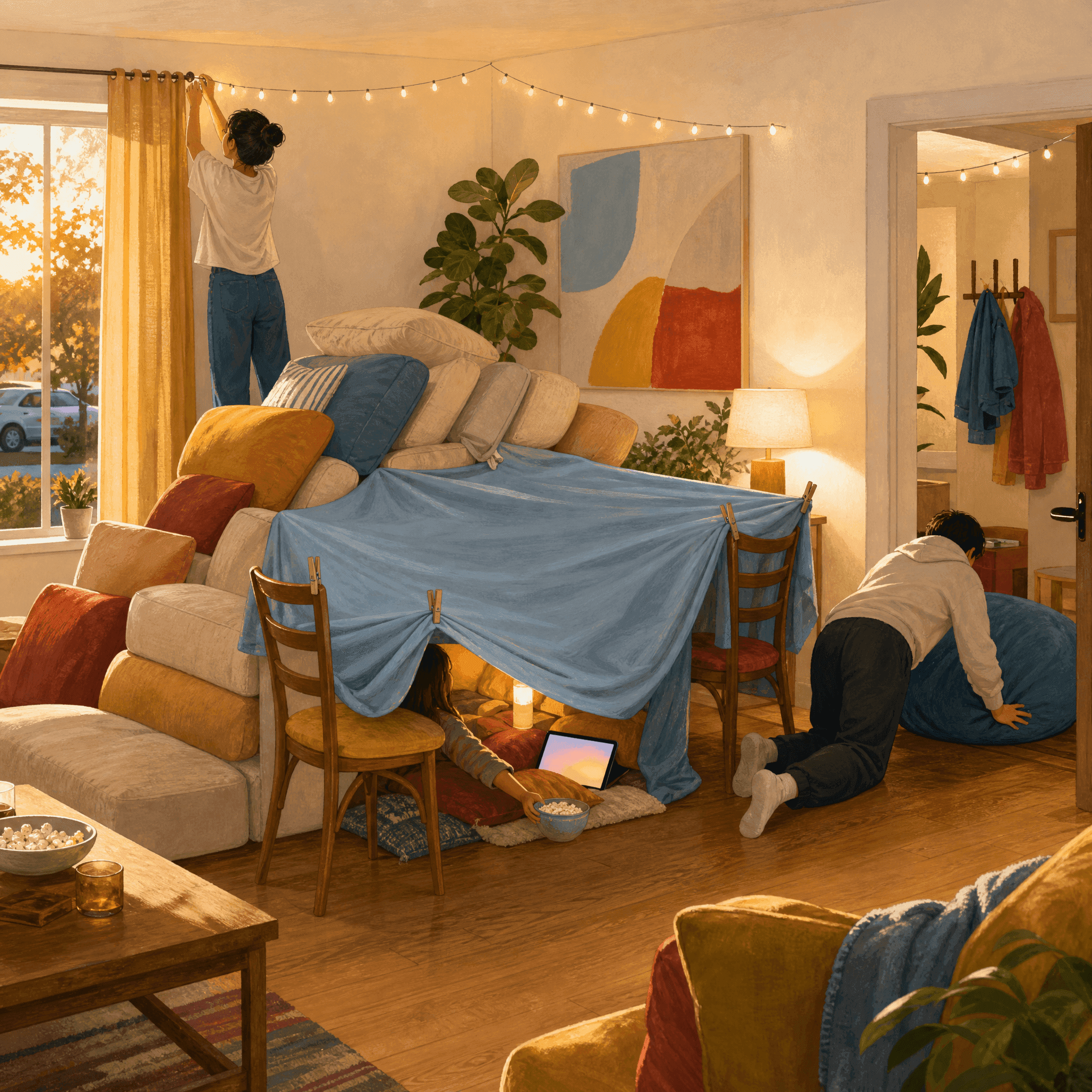 Pillow Fort Construction