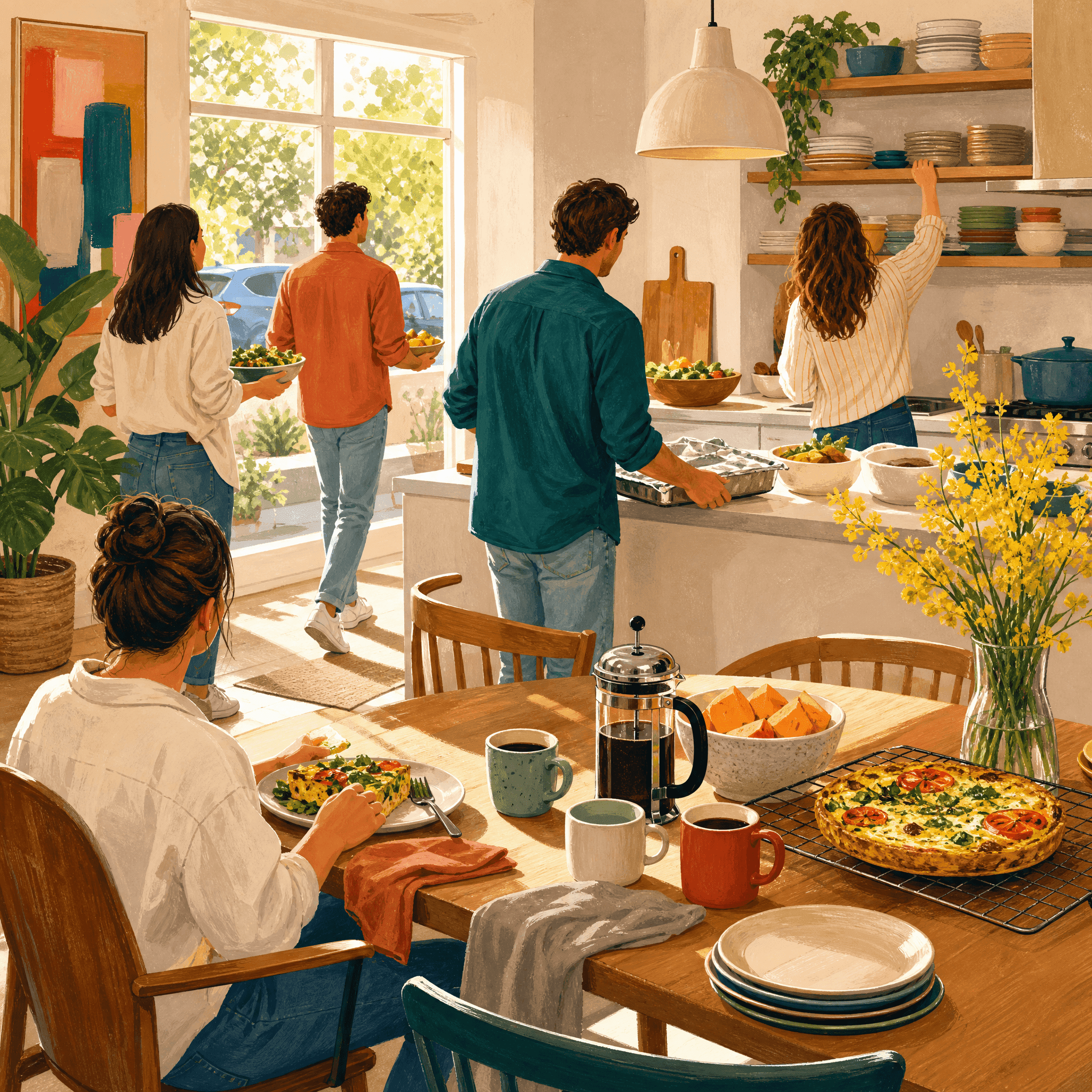 Plan a Potluck Brunch