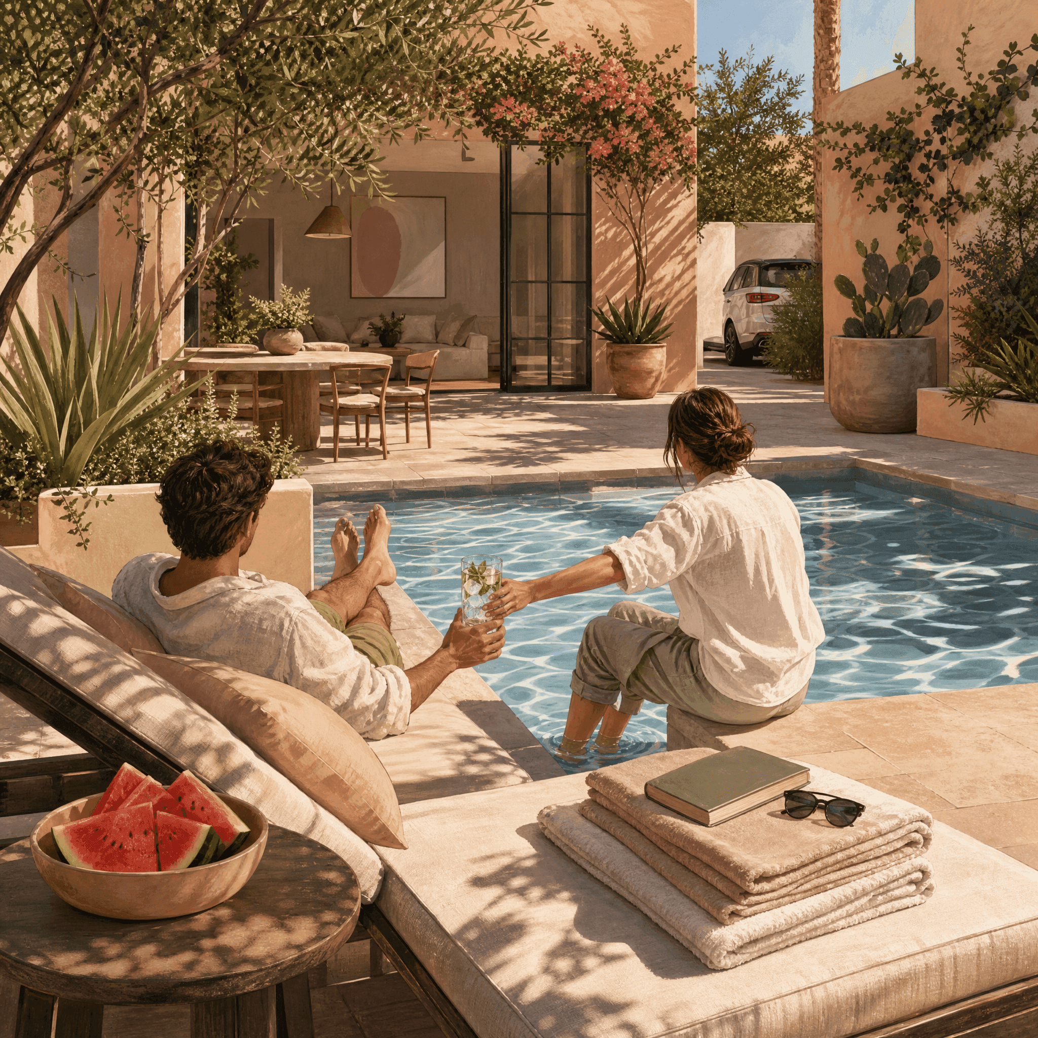 Poolside Sun Retreat