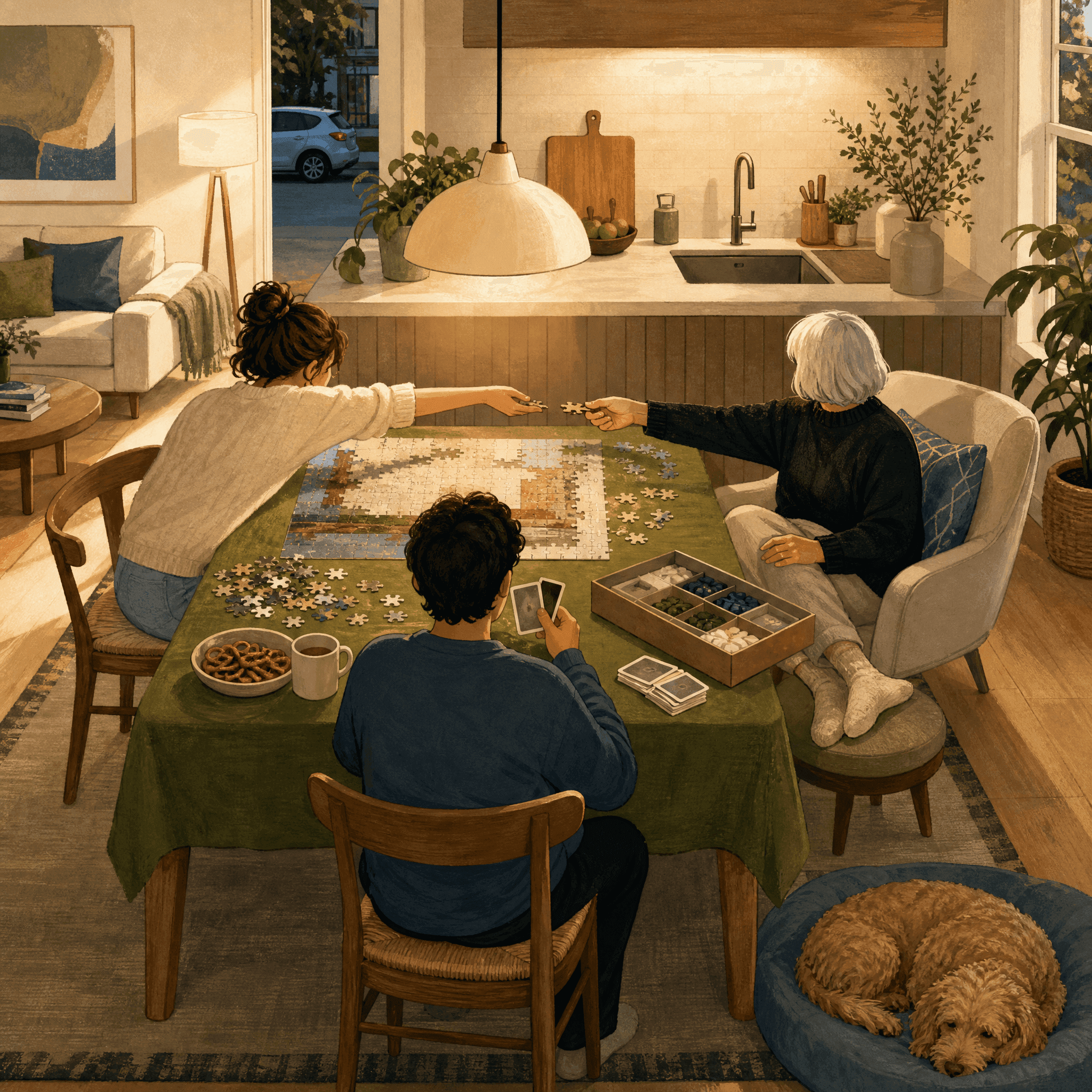 Puzzle or Board Game Night