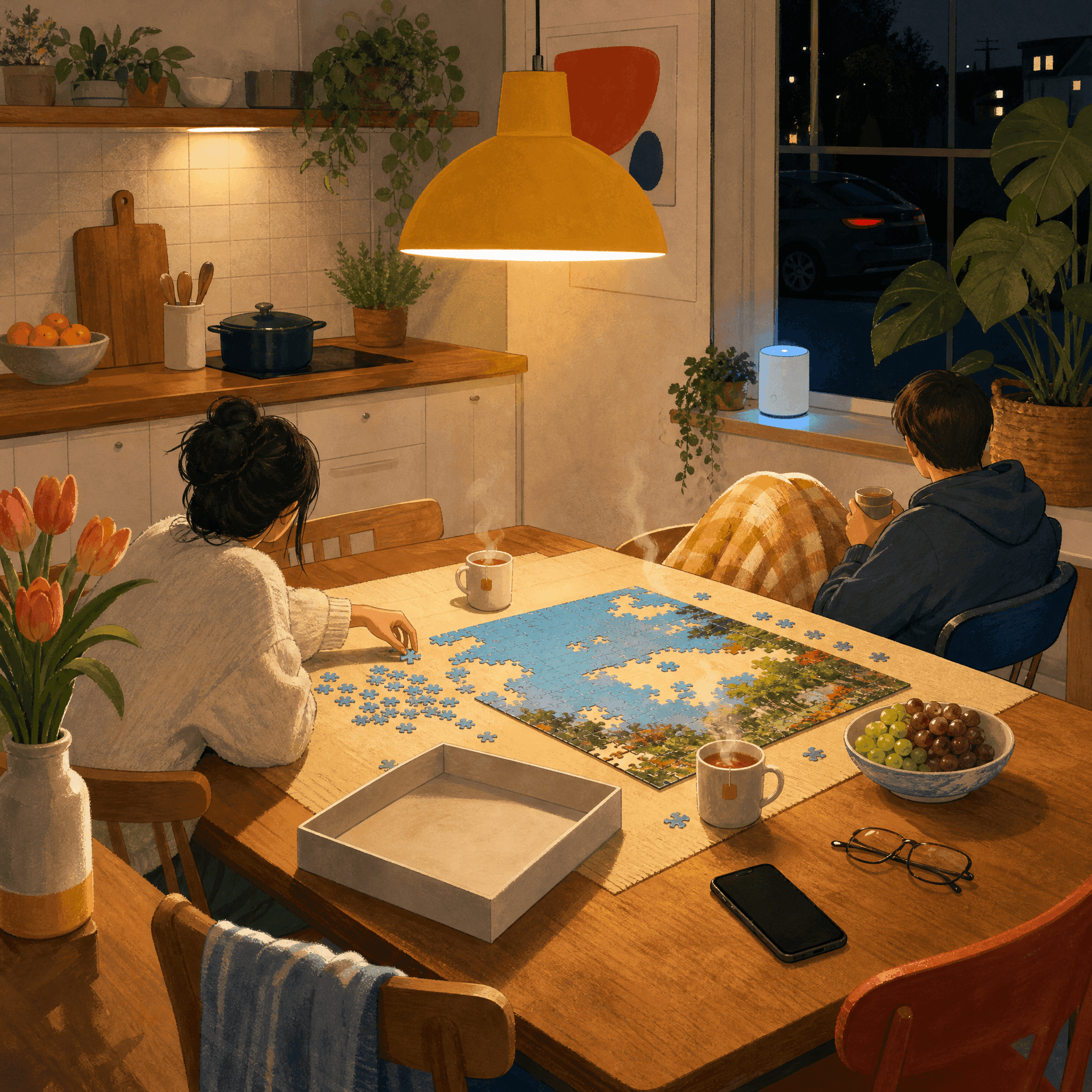 Puzzle Peace Evening