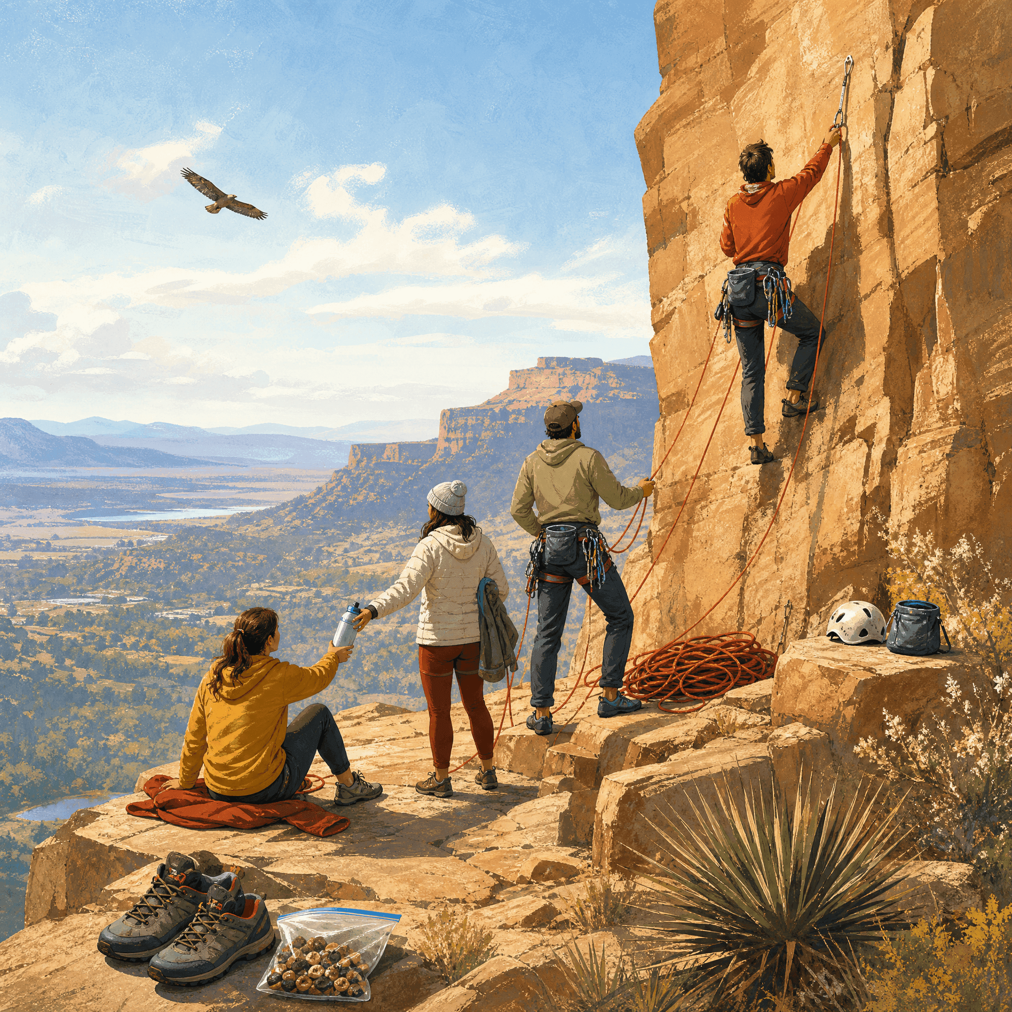 Rock Climbing Ascent