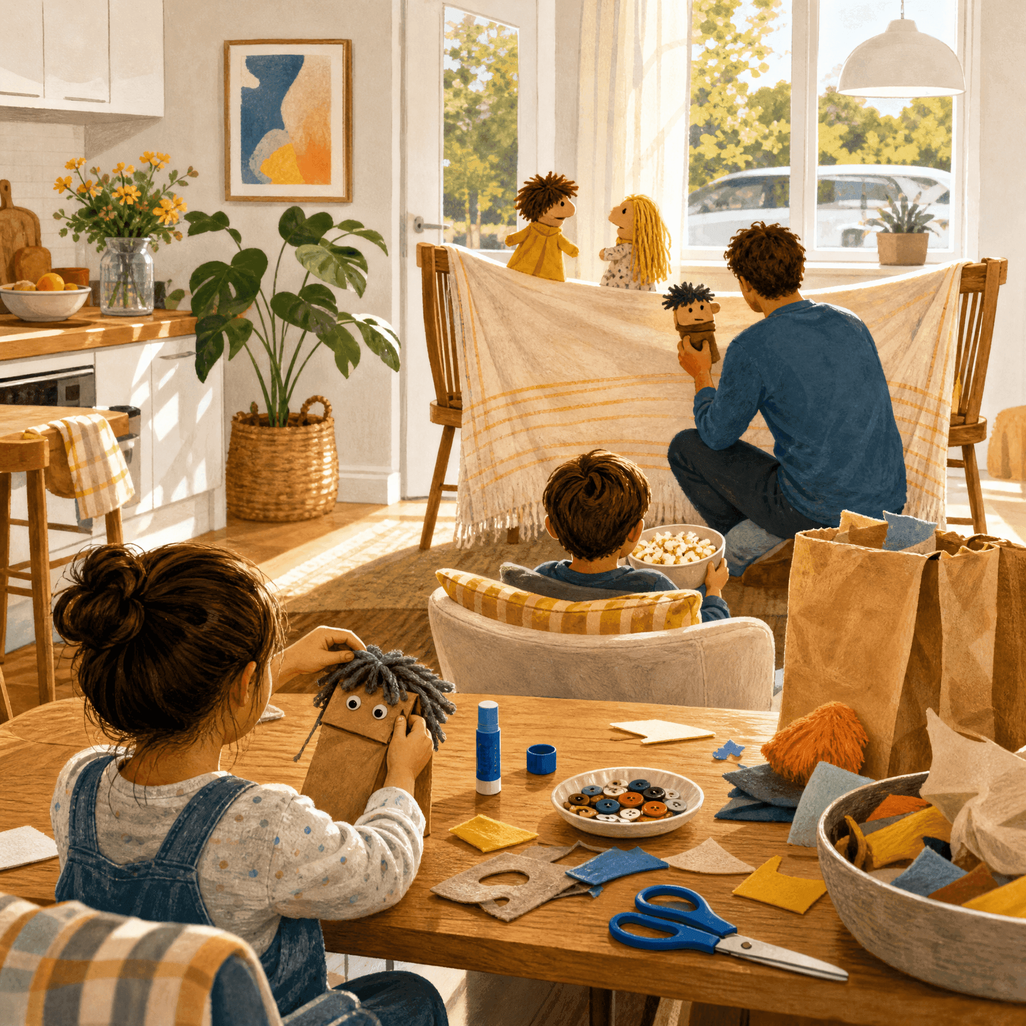 Sack Puppet Show