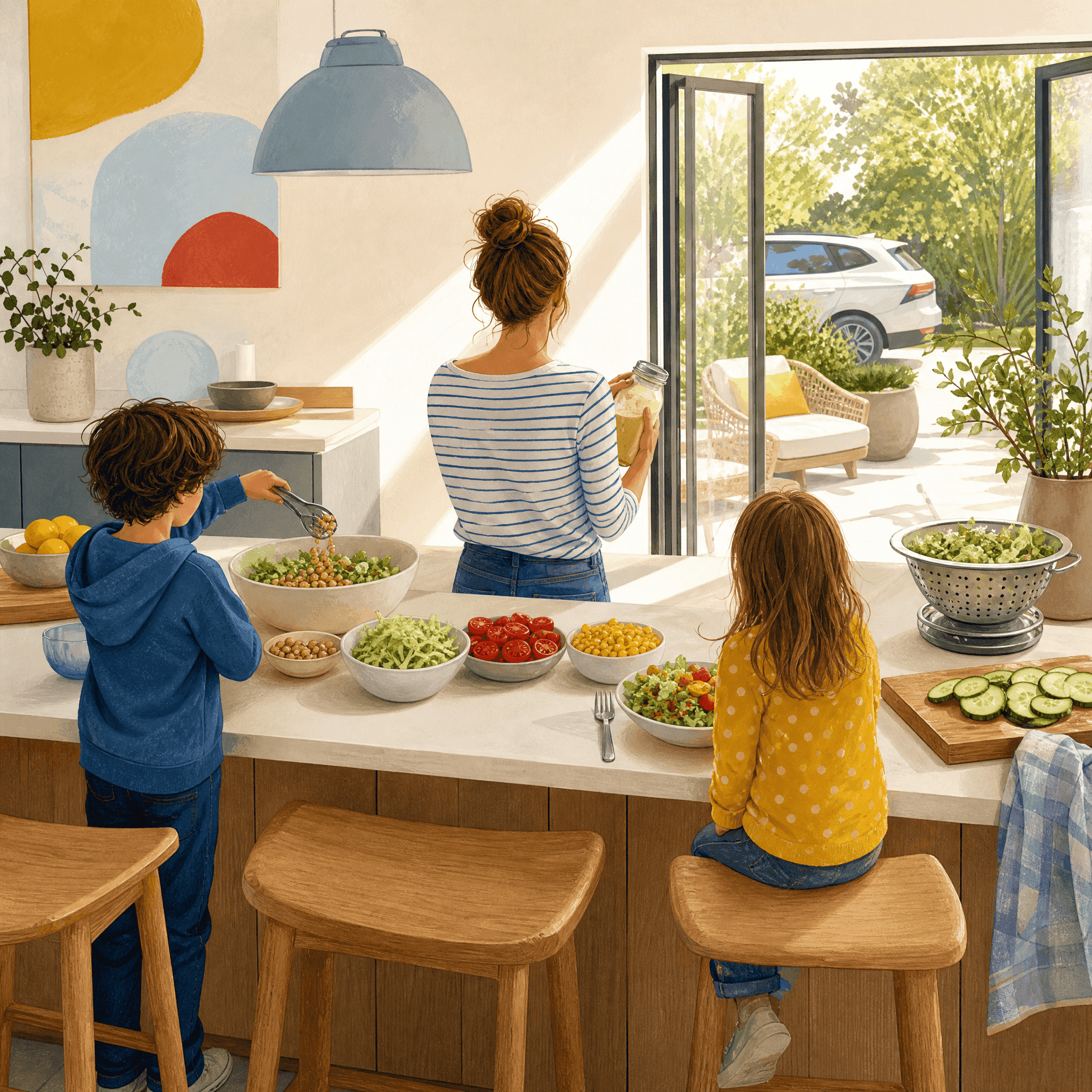 Salad Bowl Assembly
