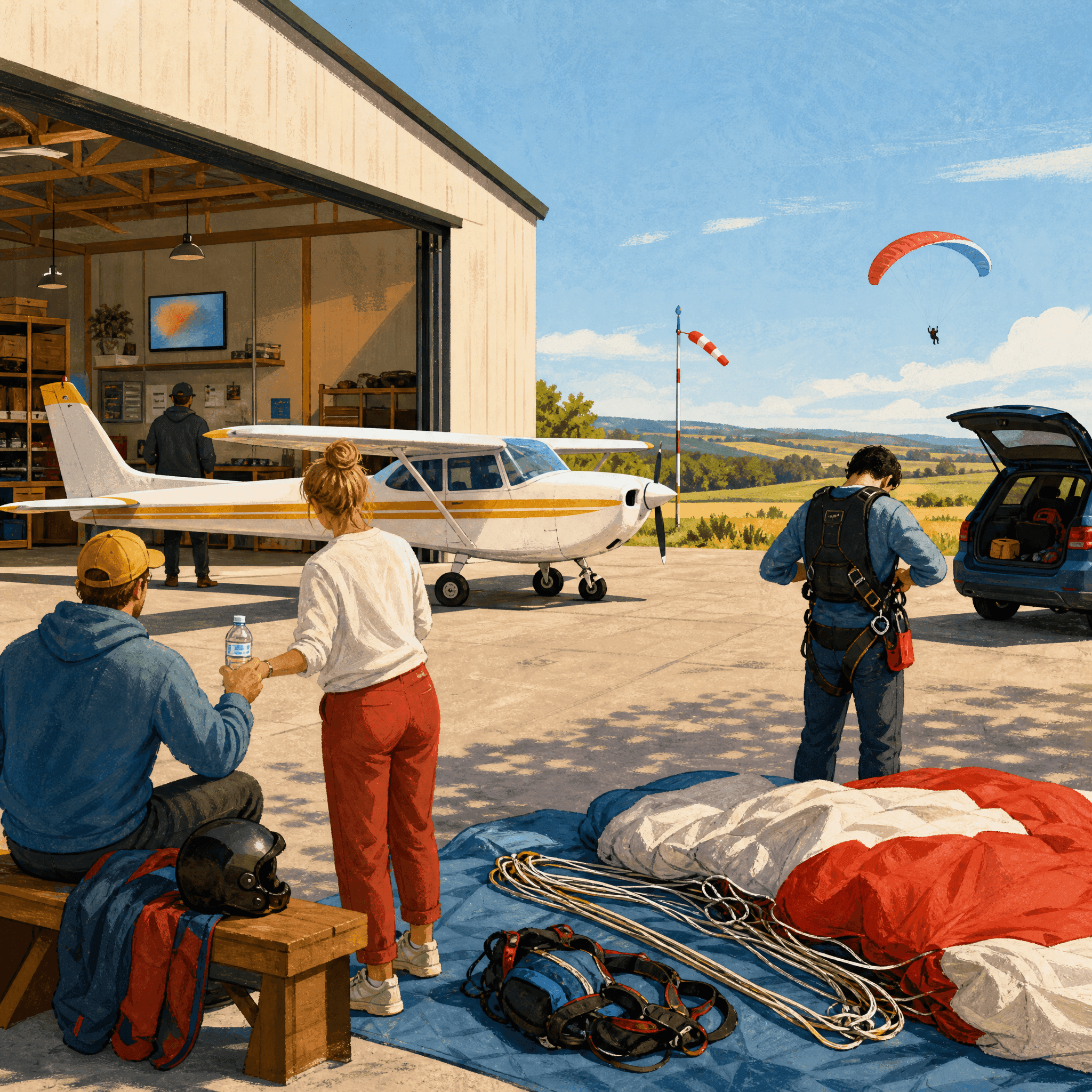 Skydiving Freefall