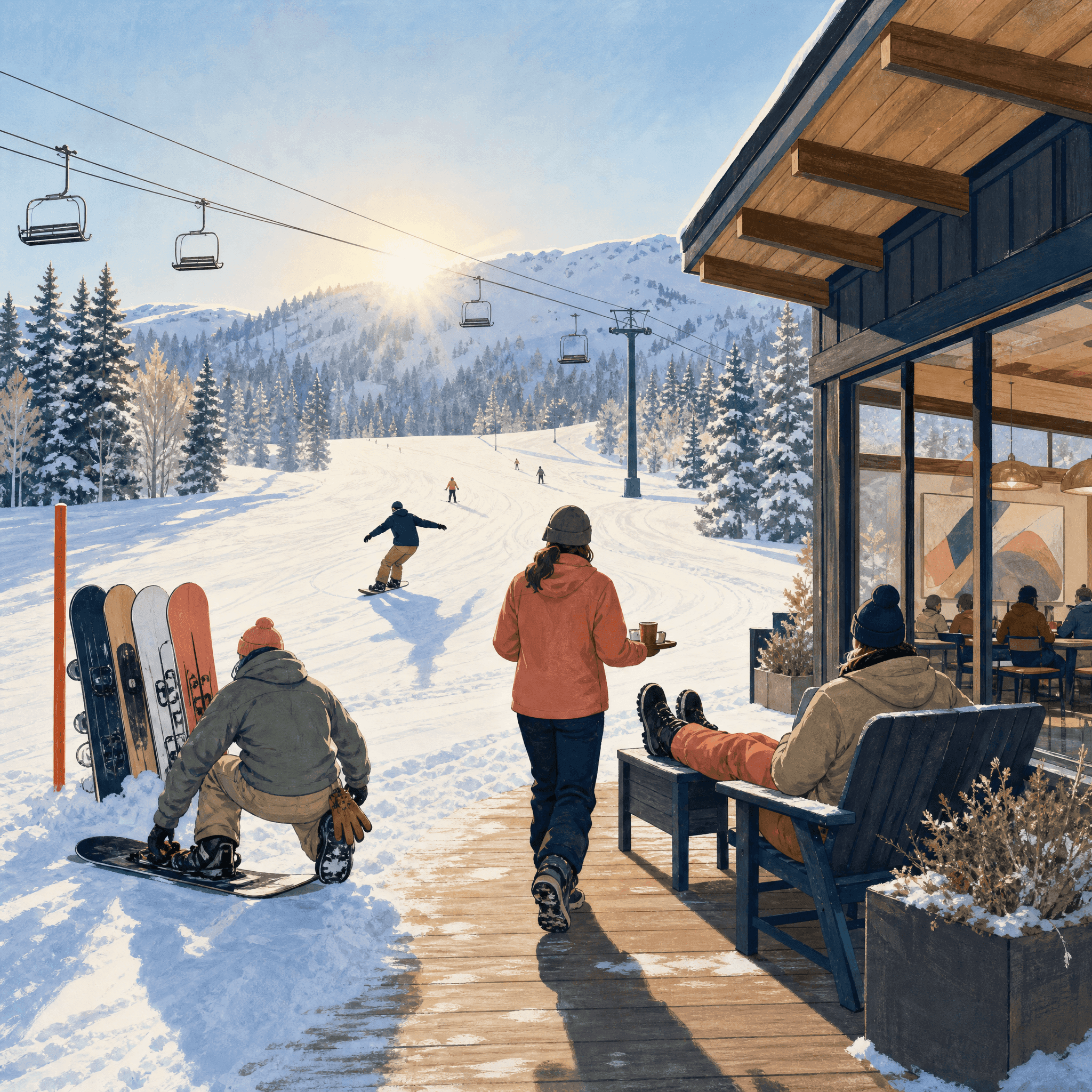 Snowboarding Slope