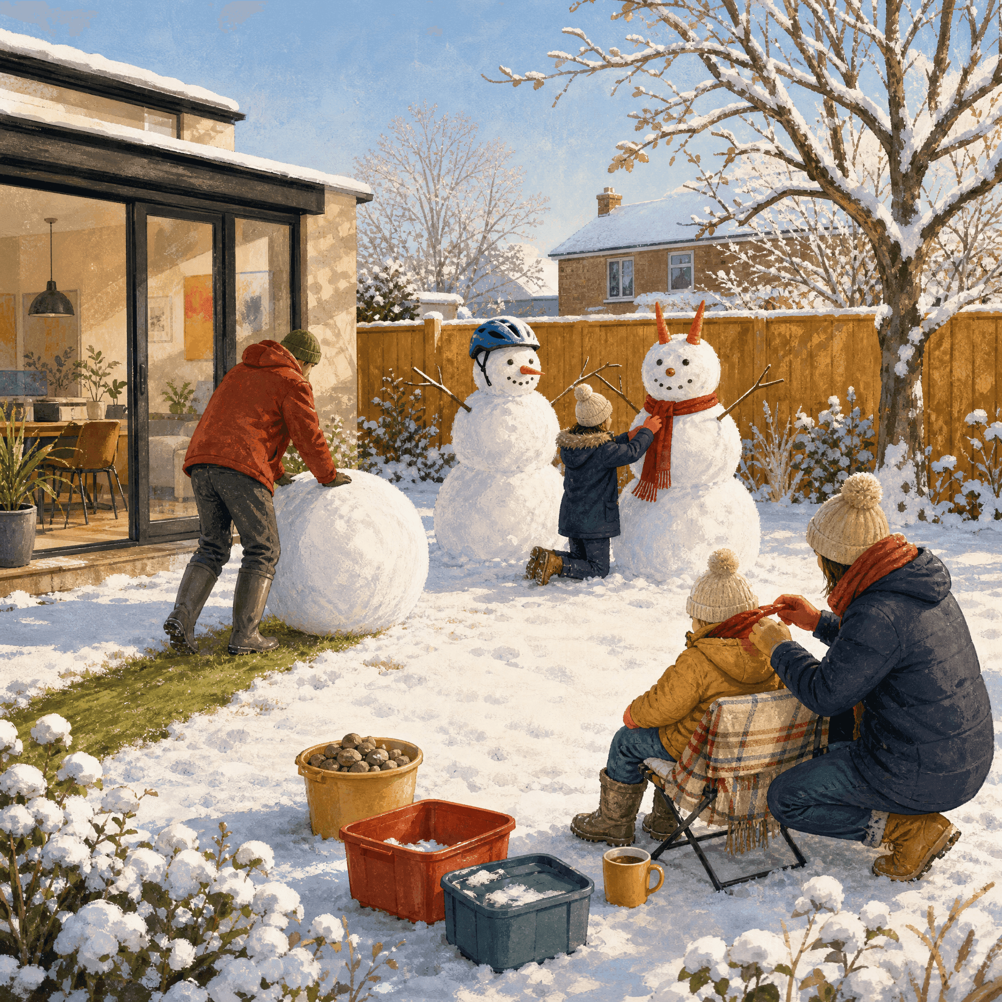 Snowman Building Challenge