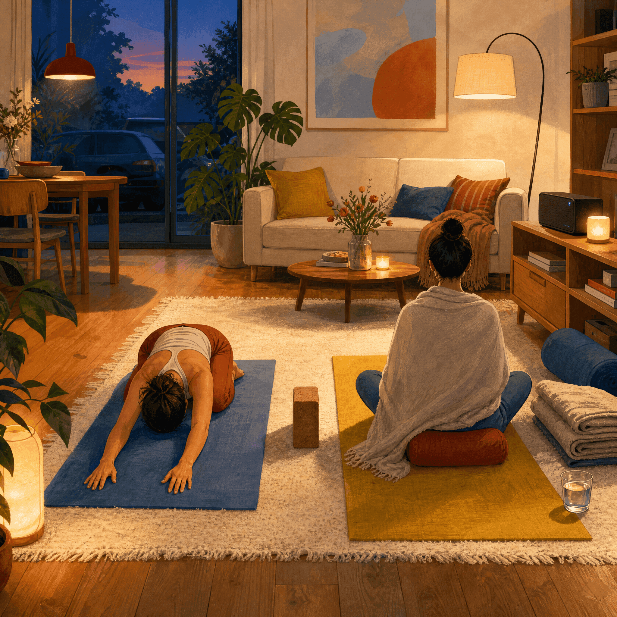 Soft Lighting Yoga