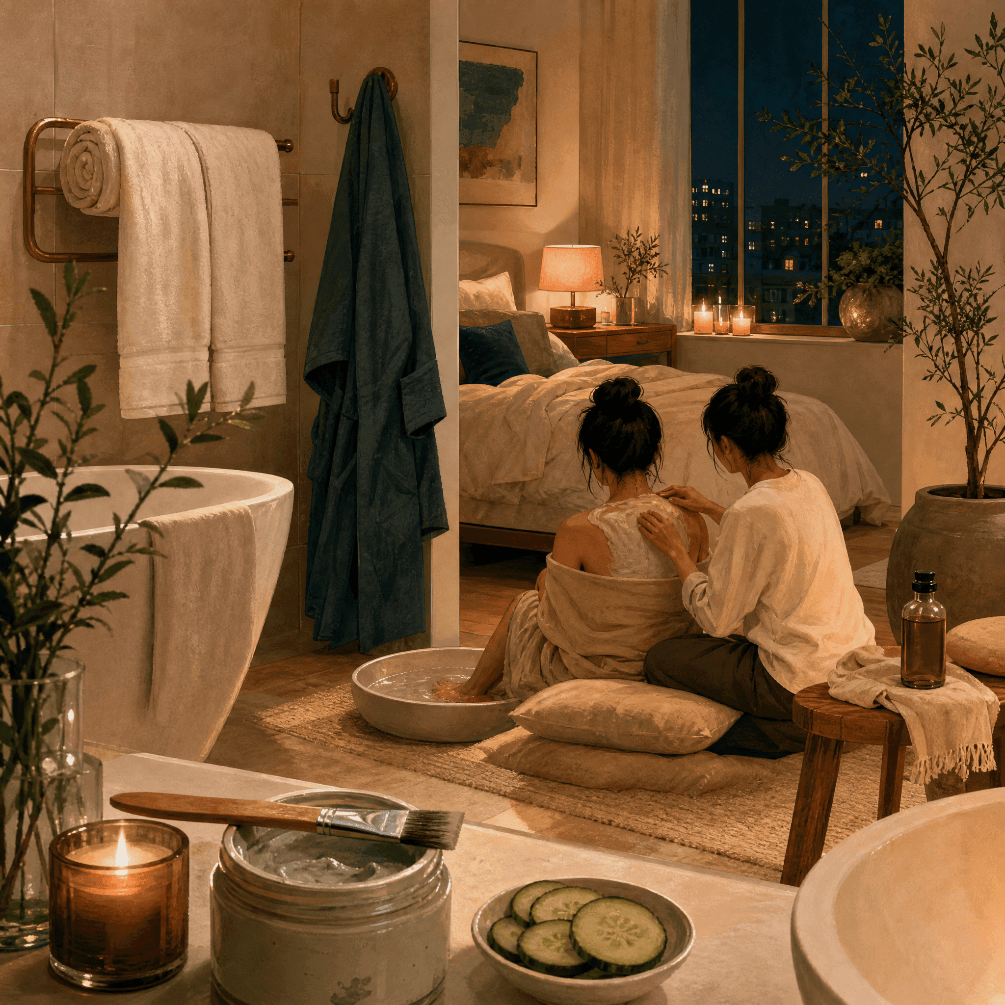 Spa Night: Face Masks and Massage