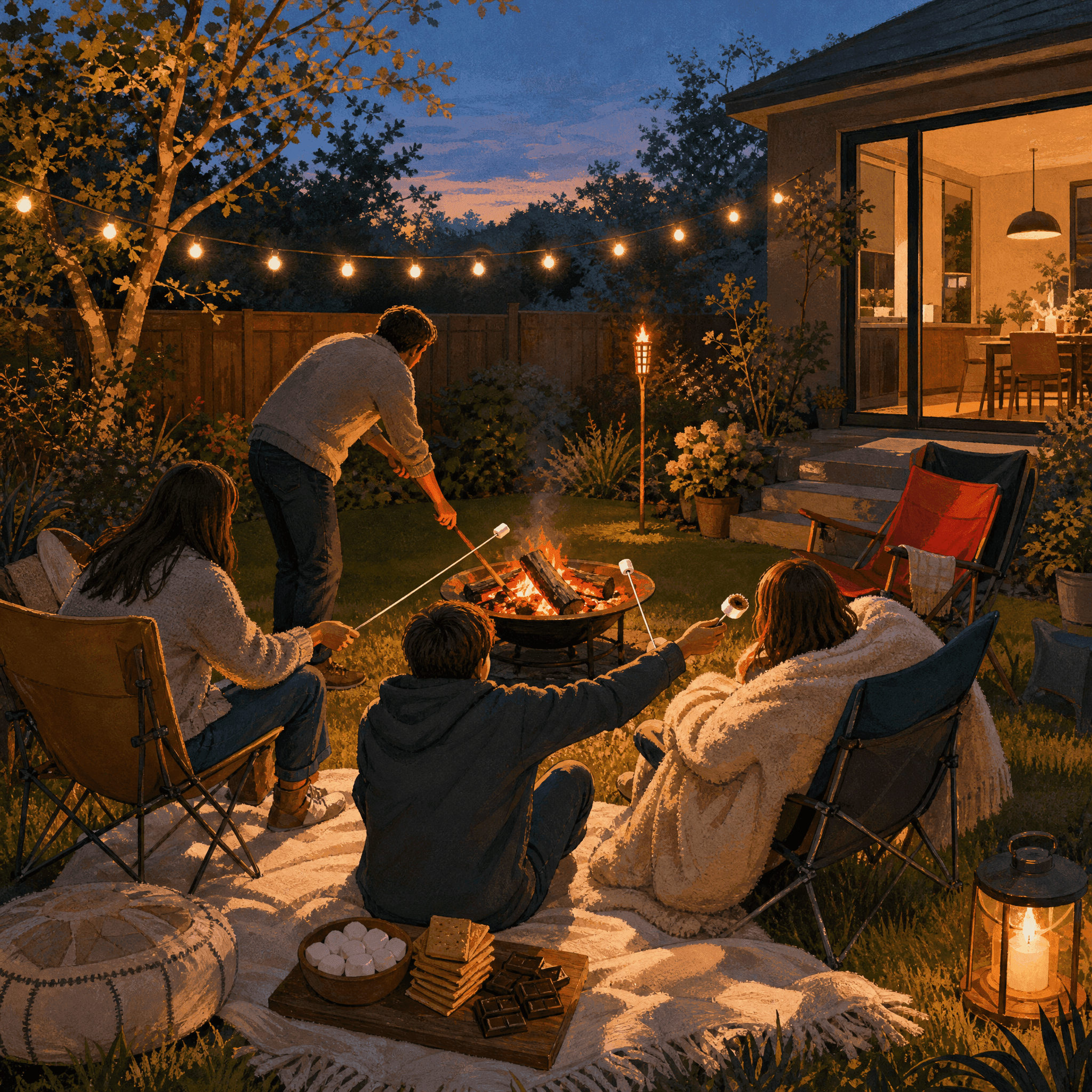 Spooky Storytelling Around the Firepit