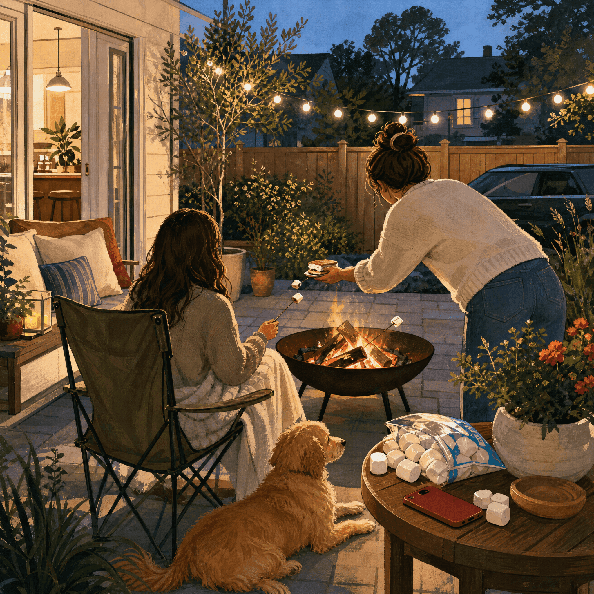 Spooky Storytelling Around the Firepit