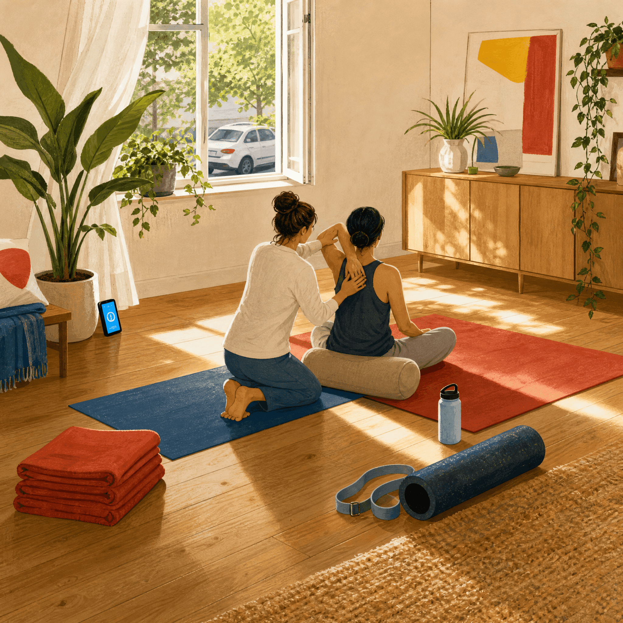 Stretching Routine Session