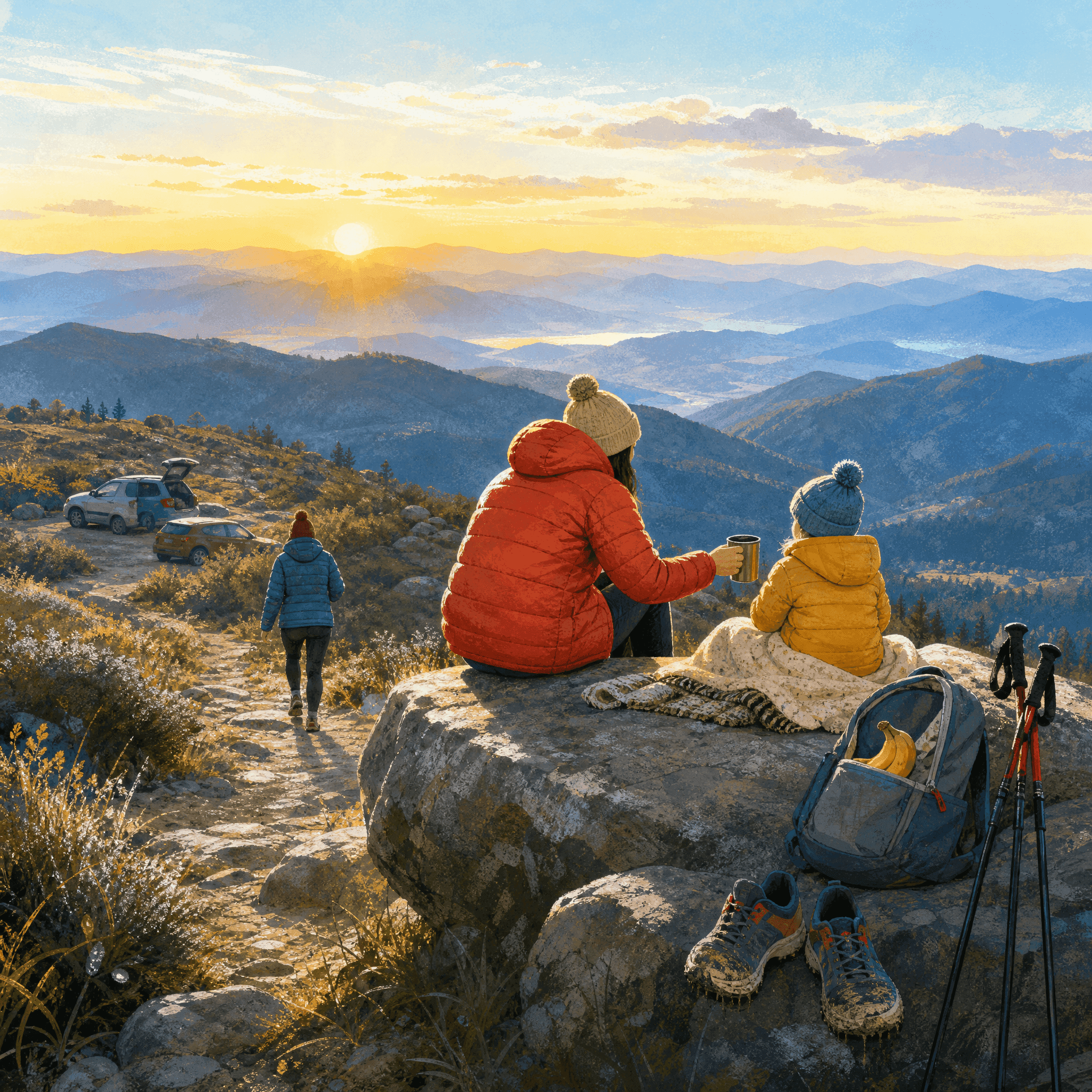 Sunrise Mountain Hike Together