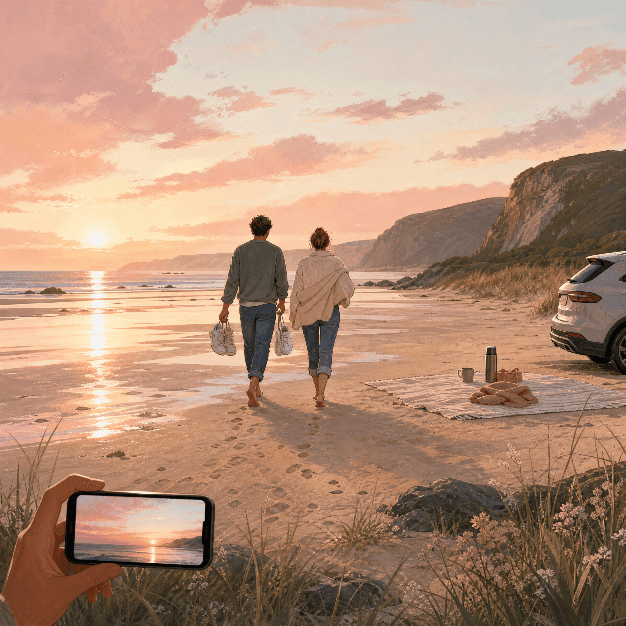 Sunset Beach Stroll
