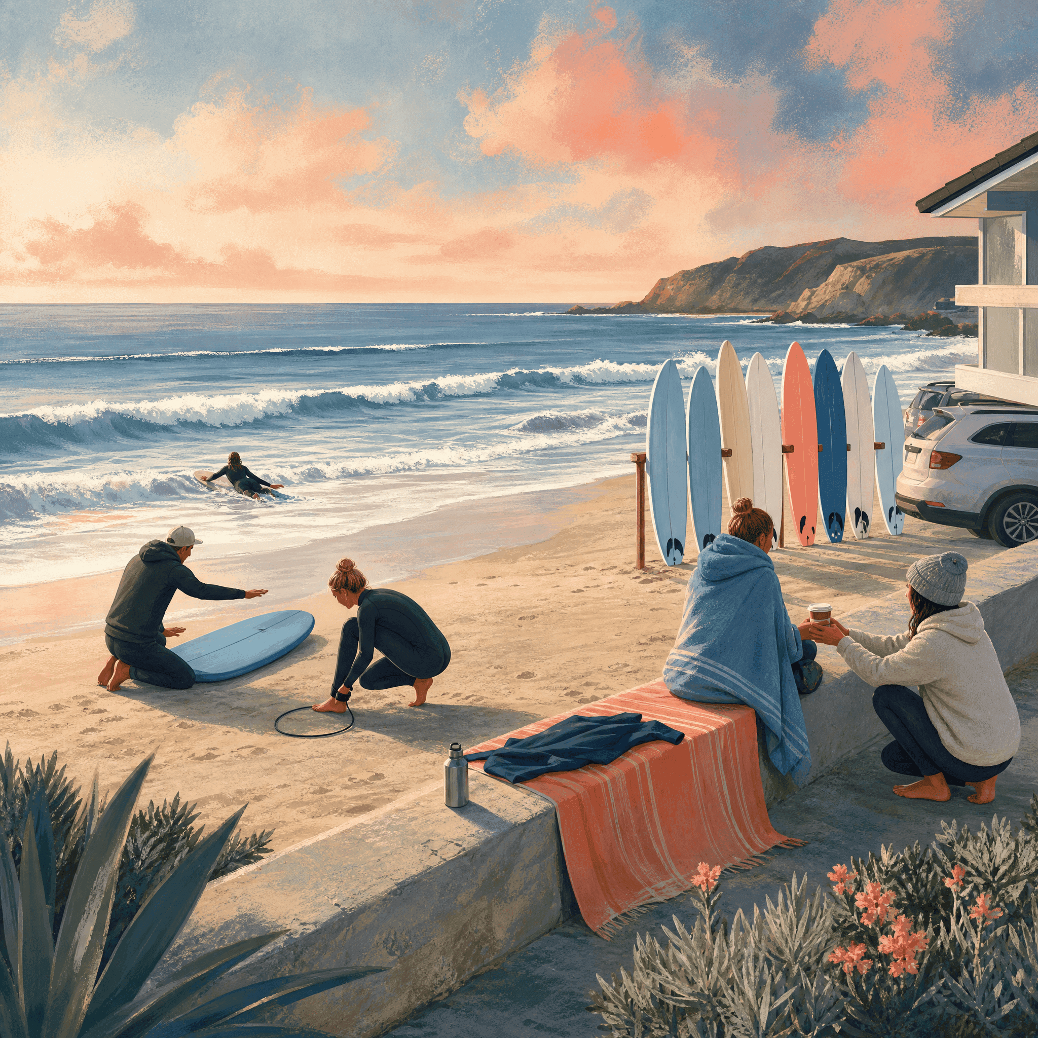 Surfing Lesson Wave