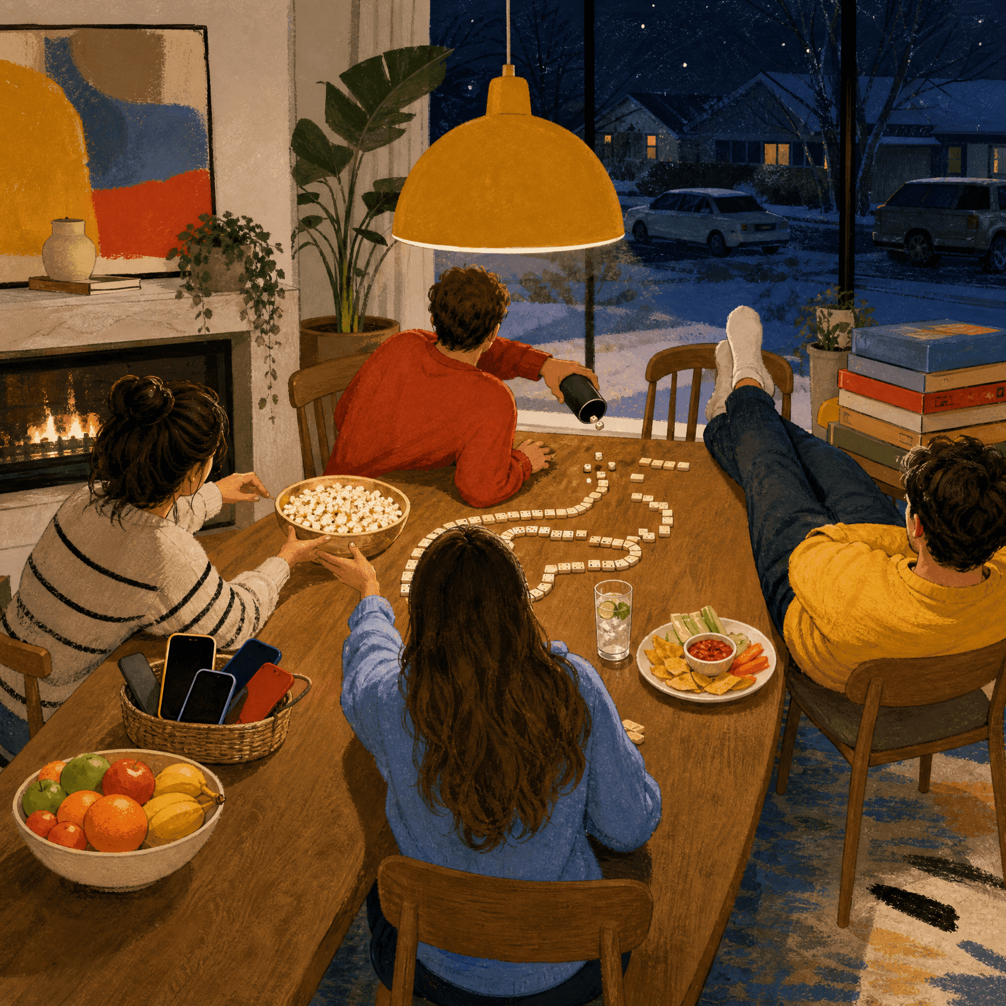 Tech-Free Family Game Night