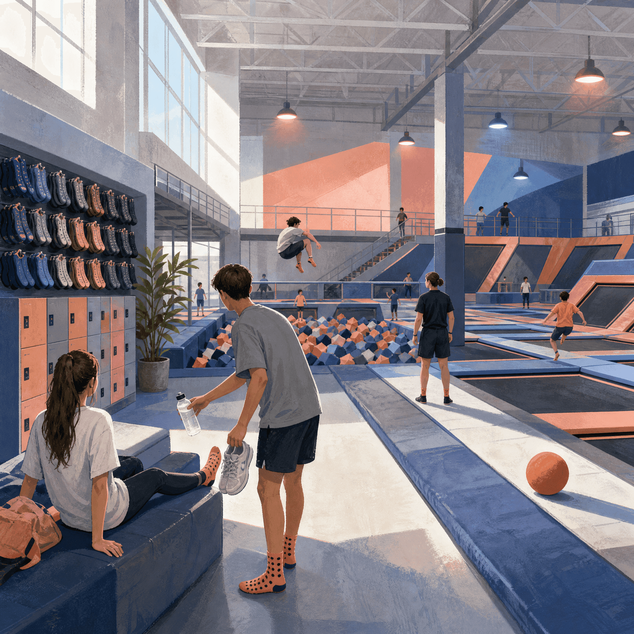 Trampoline Park Jump