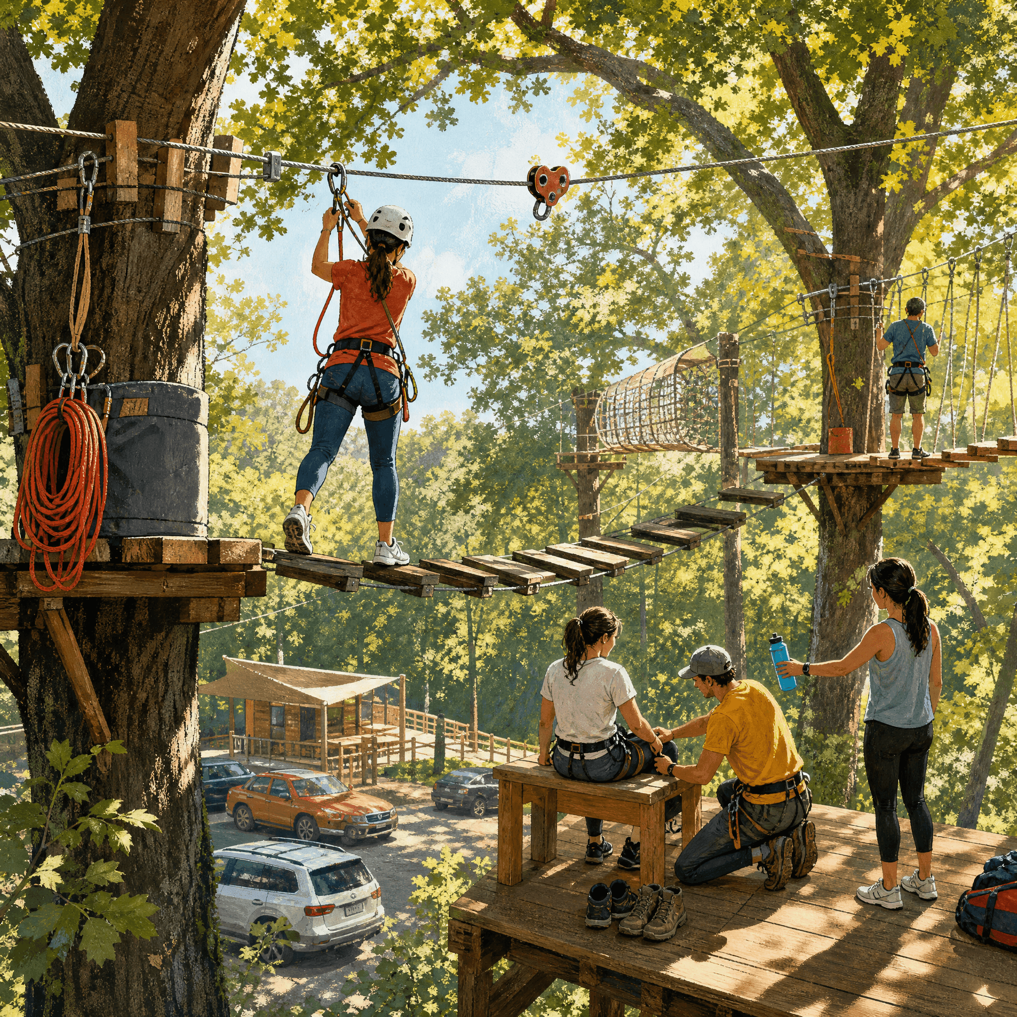 Treetop Obstacle Course