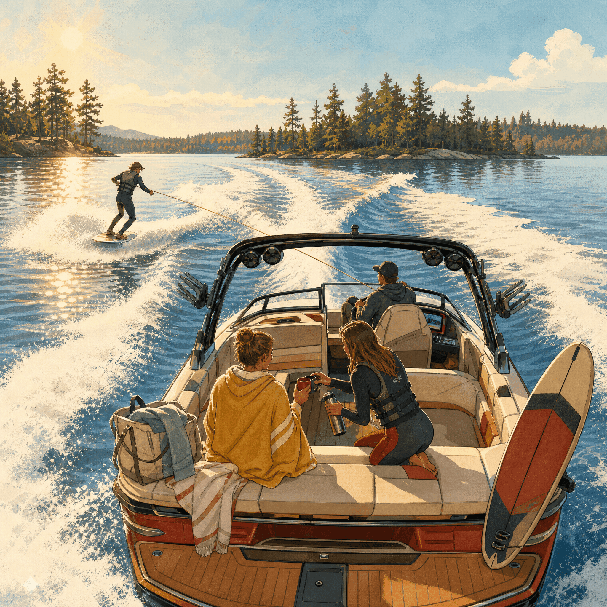 Wakeboarding Lake