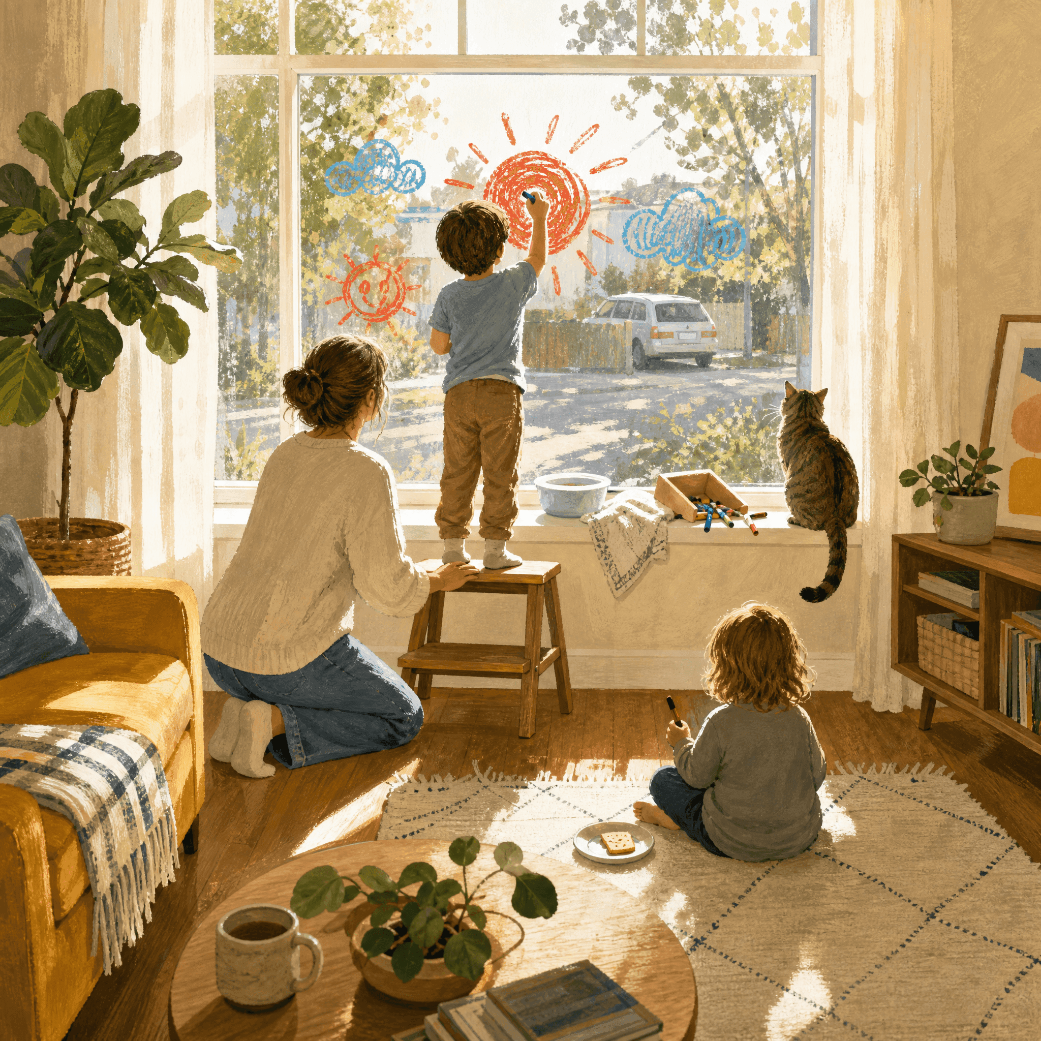 Window Art Drawing