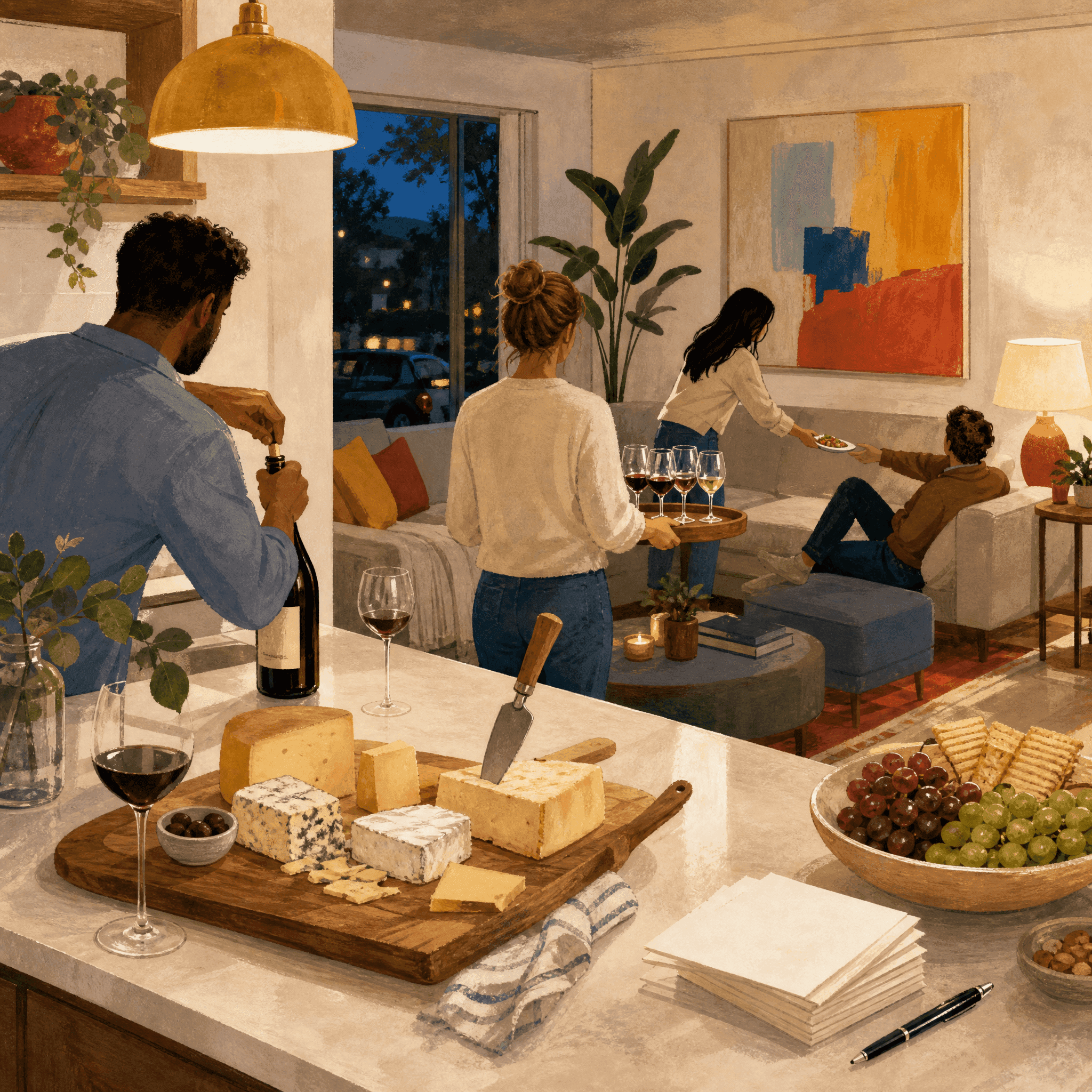 Wine or Cheese Tasting Night