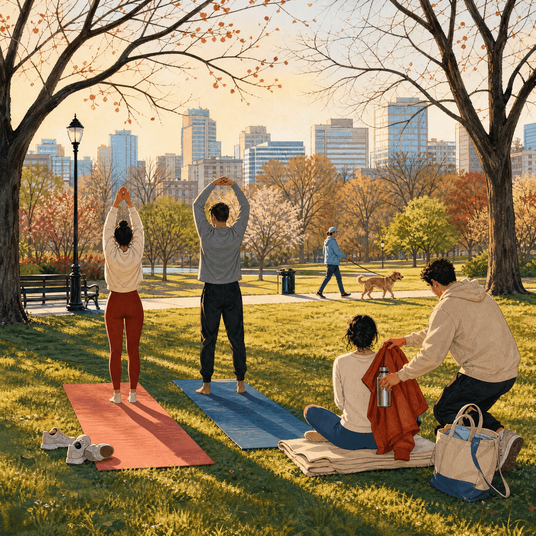 Yoga at Dawn