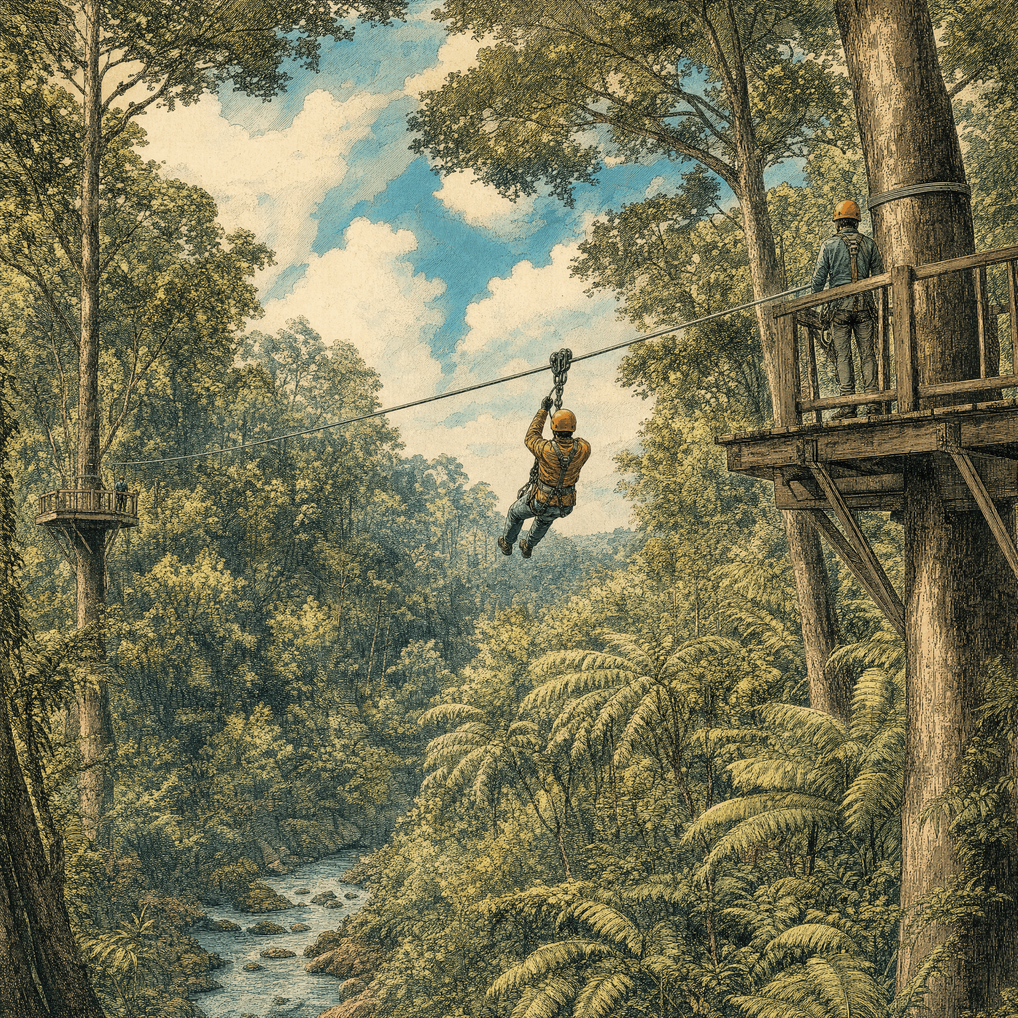 Zip Line Forest Glide